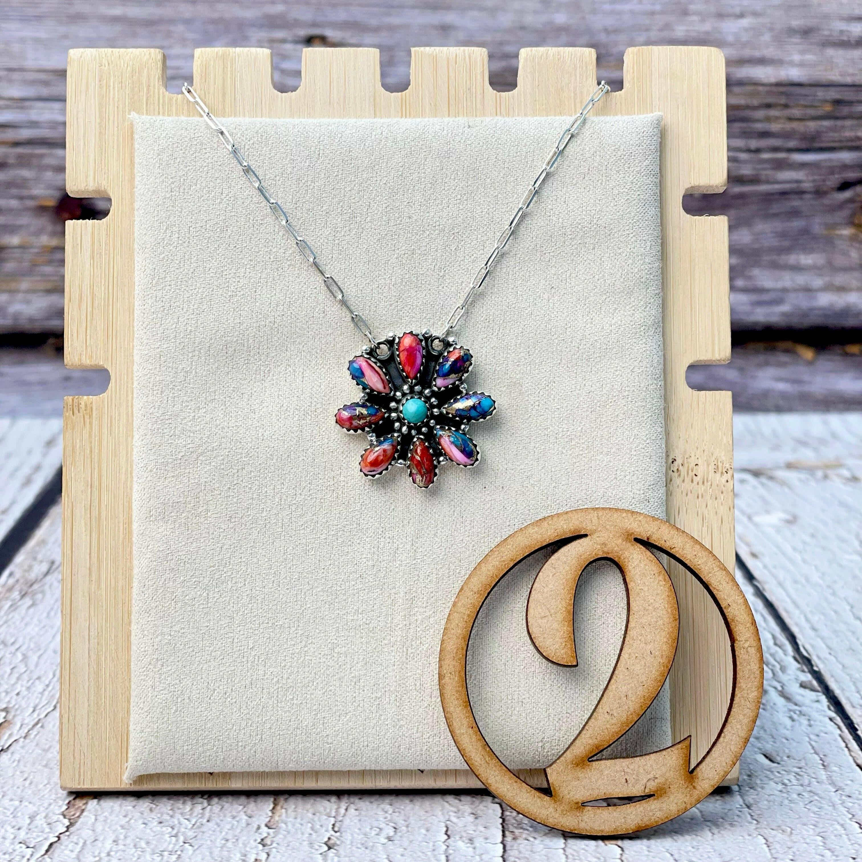 Blooming Stone Necklaces-Necklaces-Krush Kandy, Women's Online Fashion Boutique Located in Phoenix, Arizona (Scottsdale Area)