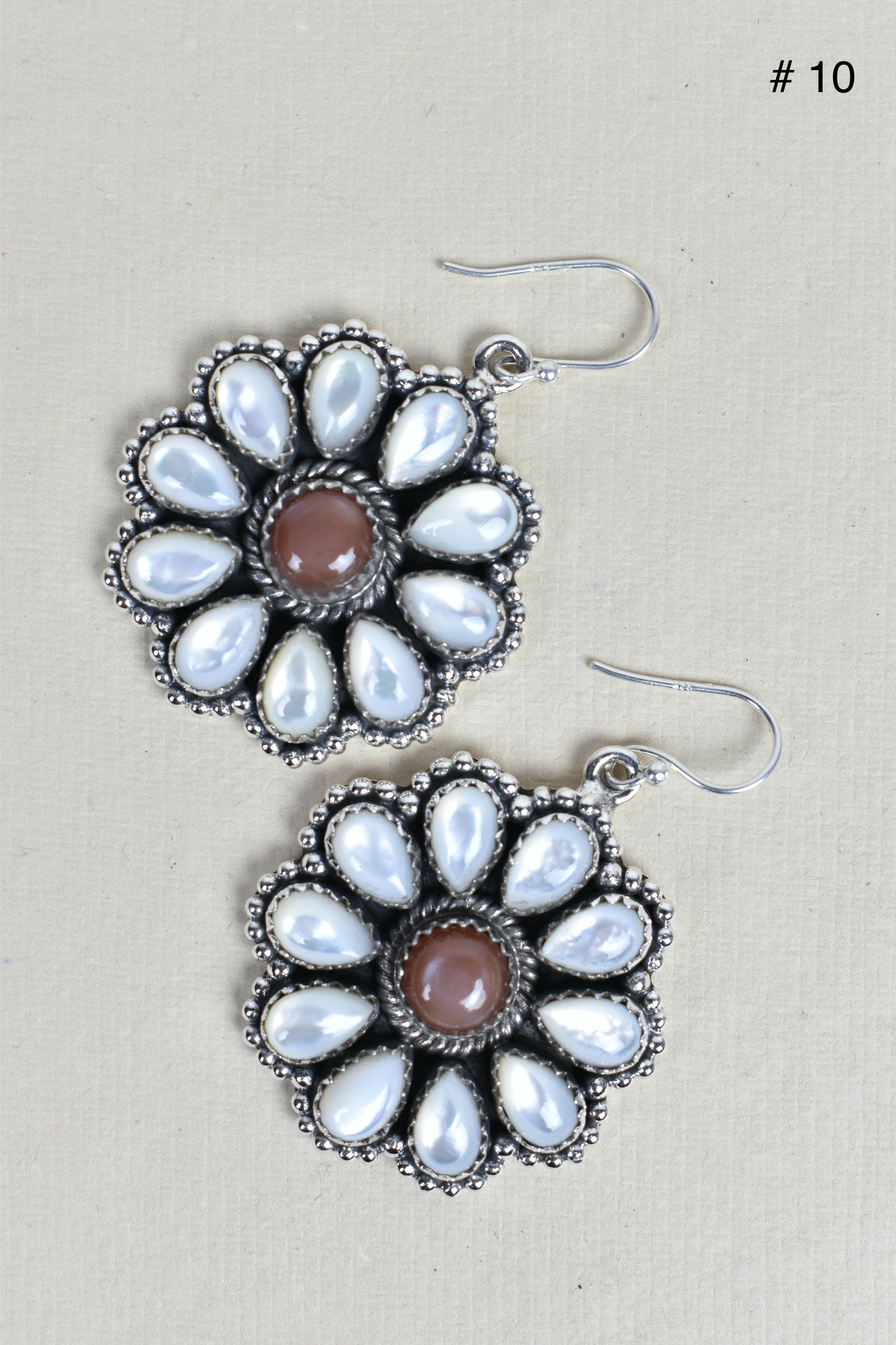 Sterling Silver Concho Cluster Earrings-Stud Earrings-Krush Kandy, Women's Online Fashion Boutique Located in Phoenix, Arizona (Scottsdale Area)