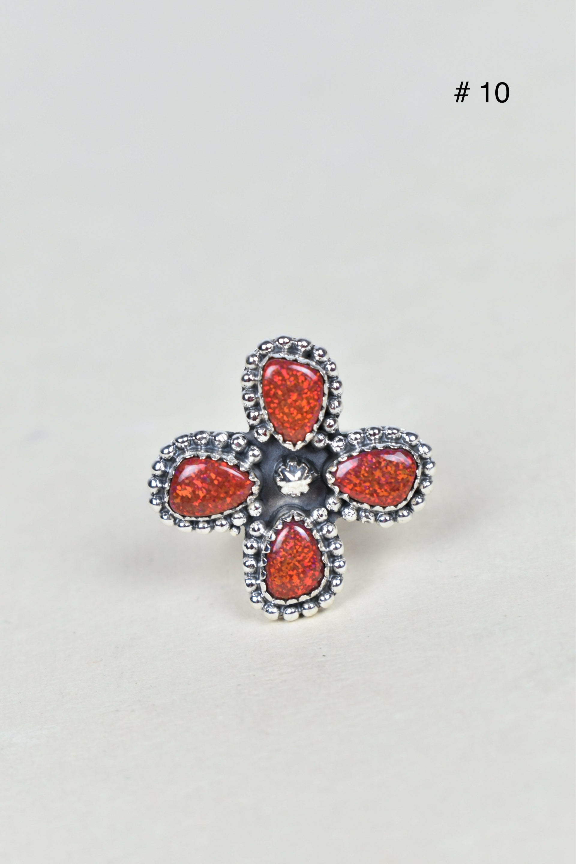 4 Leaf Cluster Ring-Cluster Rings-Krush Kandy, Women's Online Fashion Boutique Located in Phoenix, Arizona (Scottsdale Area)