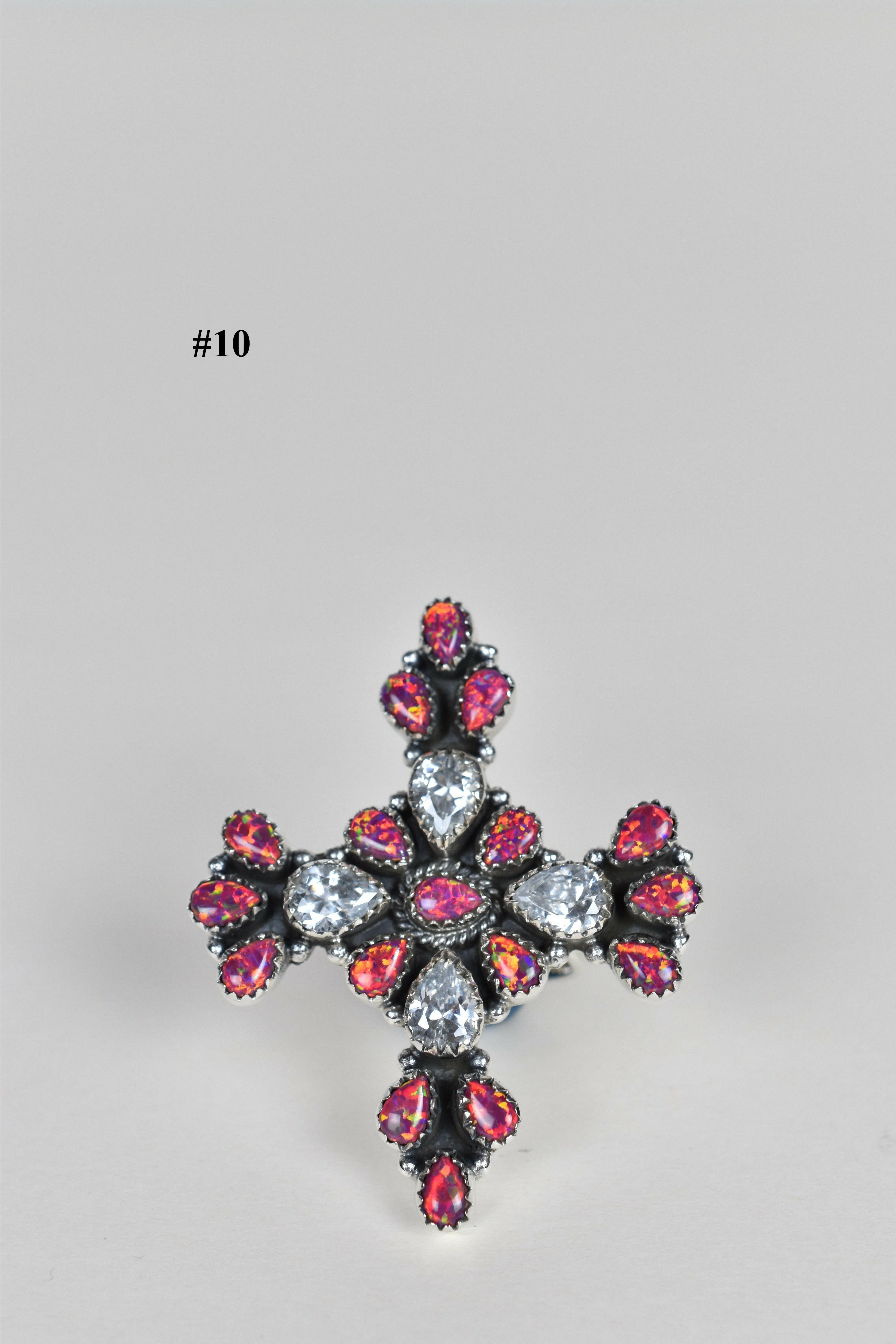 Magical Opal Cluster Rings ( 10 DIFFERENT ONE OF A KINDS!! )-Cluster Rings-Krush Kandy, Women's Online Fashion Boutique Located in Phoenix, Arizona (Scottsdale Area)