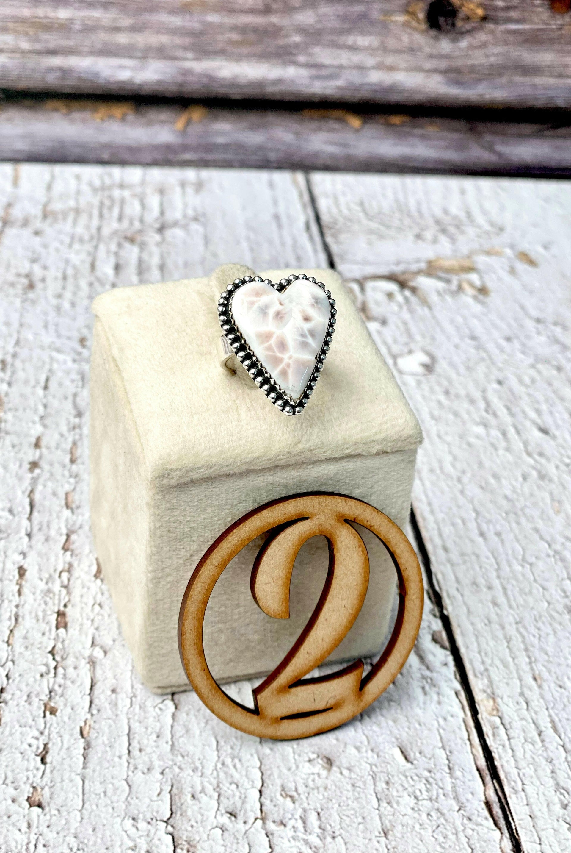 One Of A Kind Pink Larimar Slab Rings-Ring Sizers-Krush Kandy, Women's Online Fashion Boutique Located in Phoenix, Arizona (Scottsdale Area)