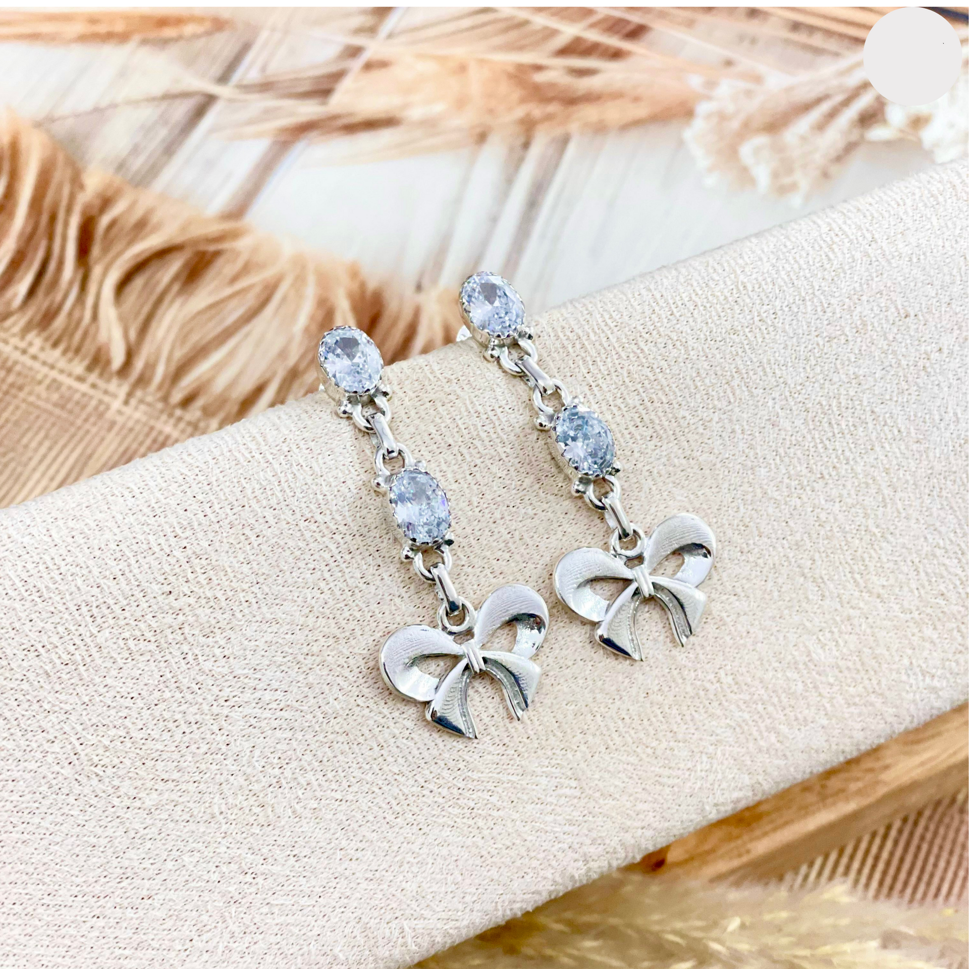 Crystal Drop Stone Earrings-Stud Earrings-Krush Kandy, Women's Online Fashion Boutique Located in Phoenix, Arizona (Scottsdale Area)