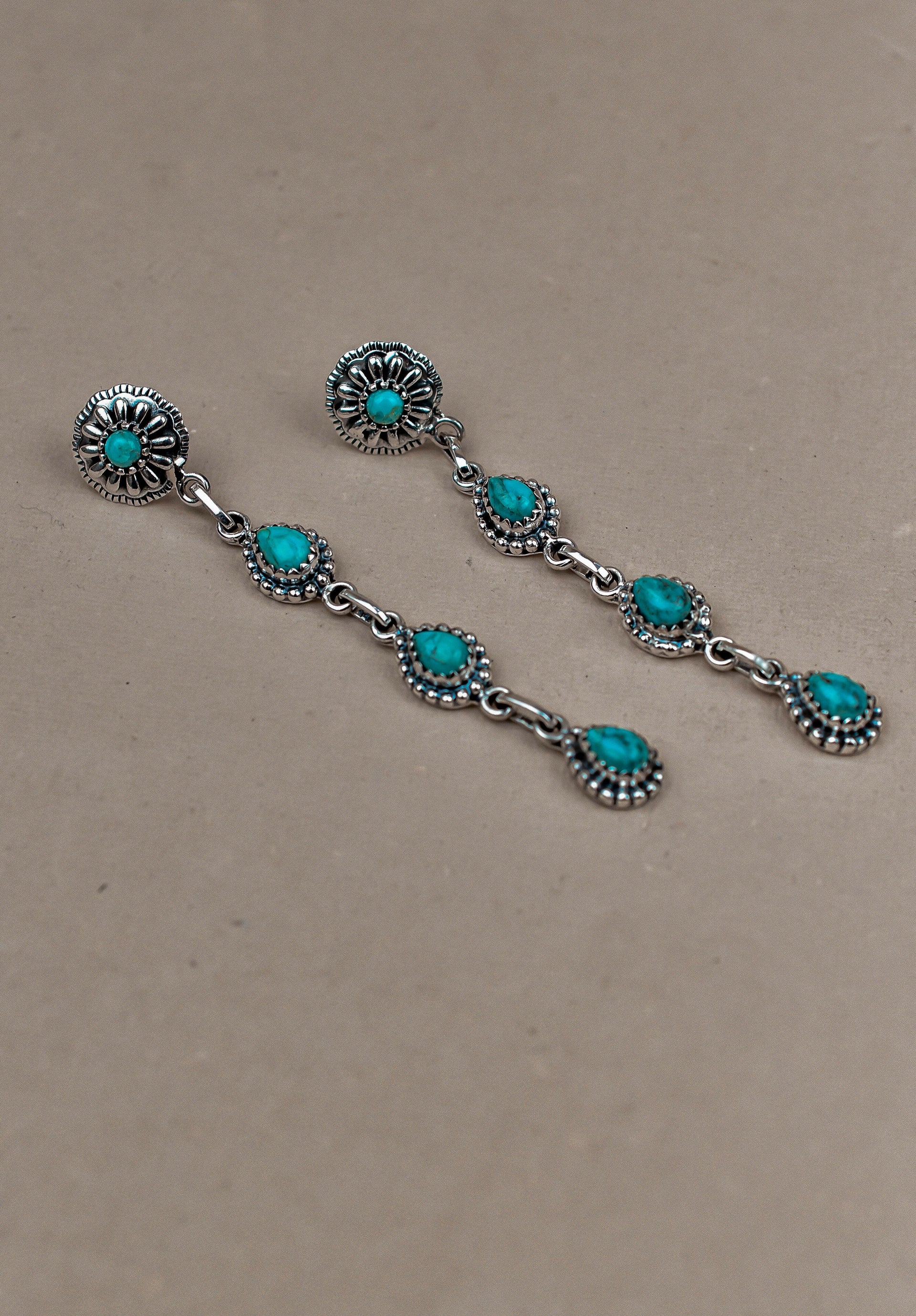 Sterling Silver Tear Drop Earrings-Drop Earrings-Krush Kandy, Women's Online Fashion Boutique Located in Phoenix, Arizona (Scottsdale Area)