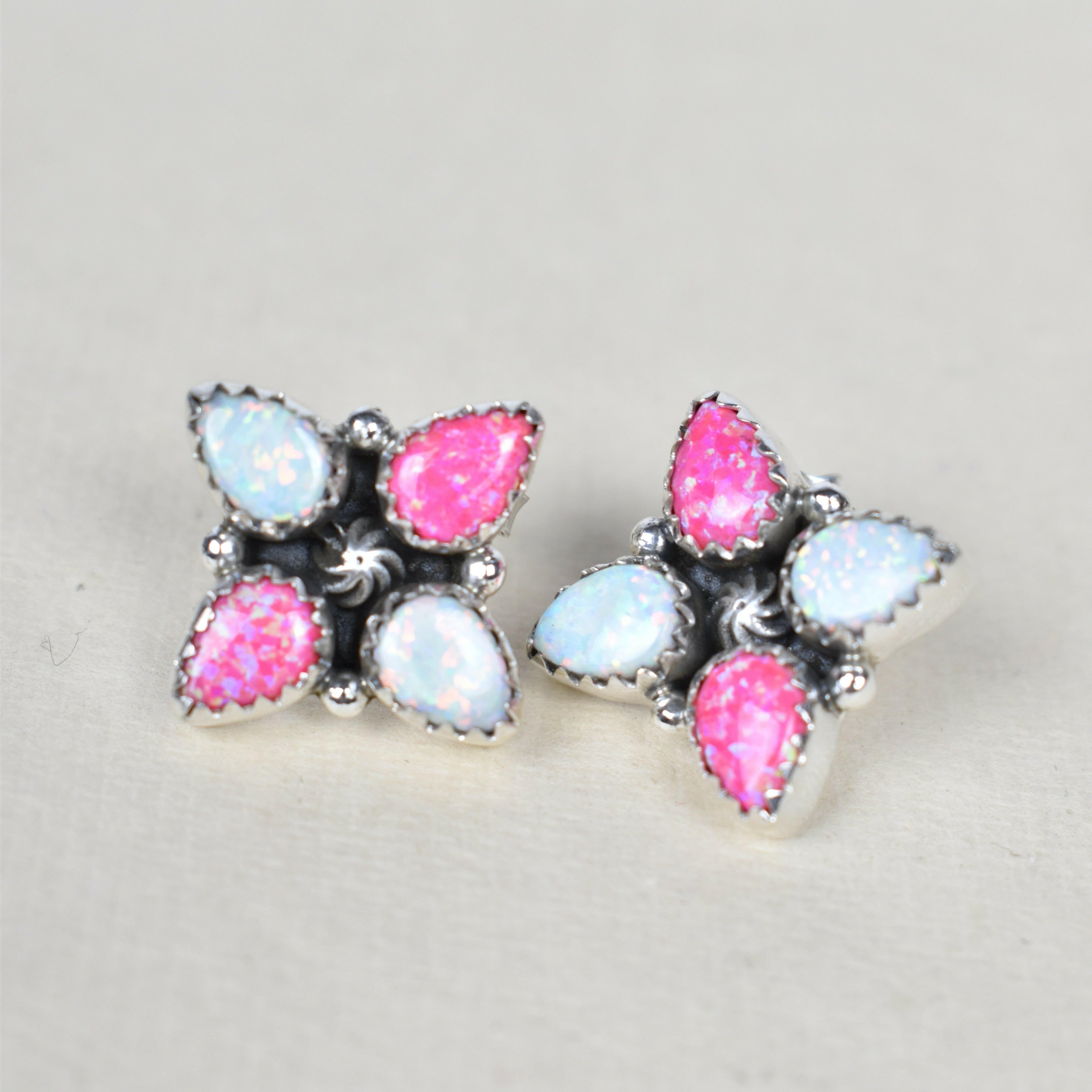 Shirley One of a Kind Stud Cluster Earrings-Stud Earrings-Krush Kandy, Women's Online Fashion Boutique Located in Phoenix, Arizona (Scottsdale Area)