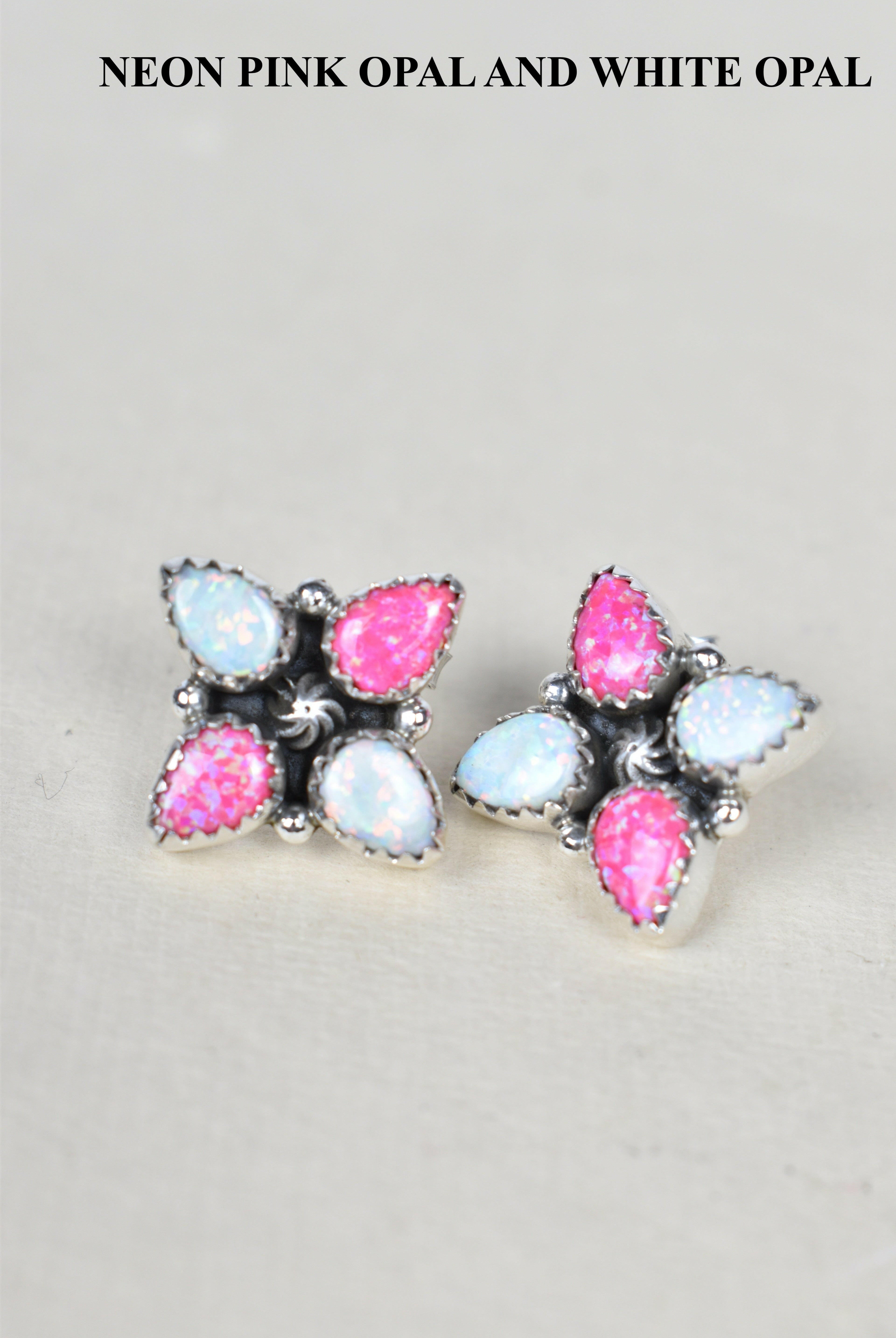 Shirley One of a Kind Stud Cluster Earrings-Stud Earrings-Krush Kandy, Women's Online Fashion Boutique Located in Phoenix, Arizona (Scottsdale Area)
