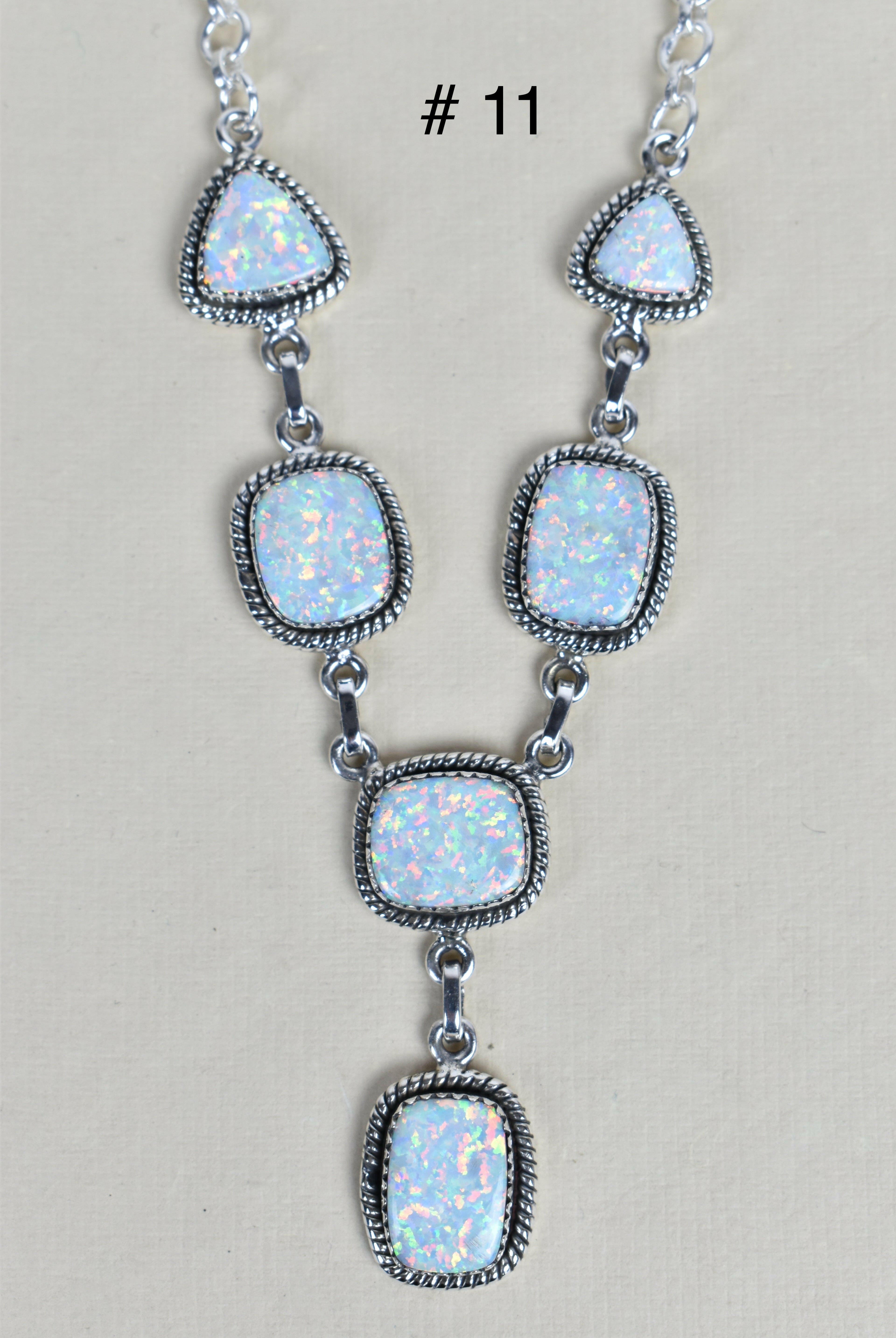 Sterling Silver Y Lariat Gemstone Necklace-Lariat and Y Necklaces-Krush Kandy, Women's Online Fashion Boutique Located in Phoenix, Arizona (Scottsdale Area)