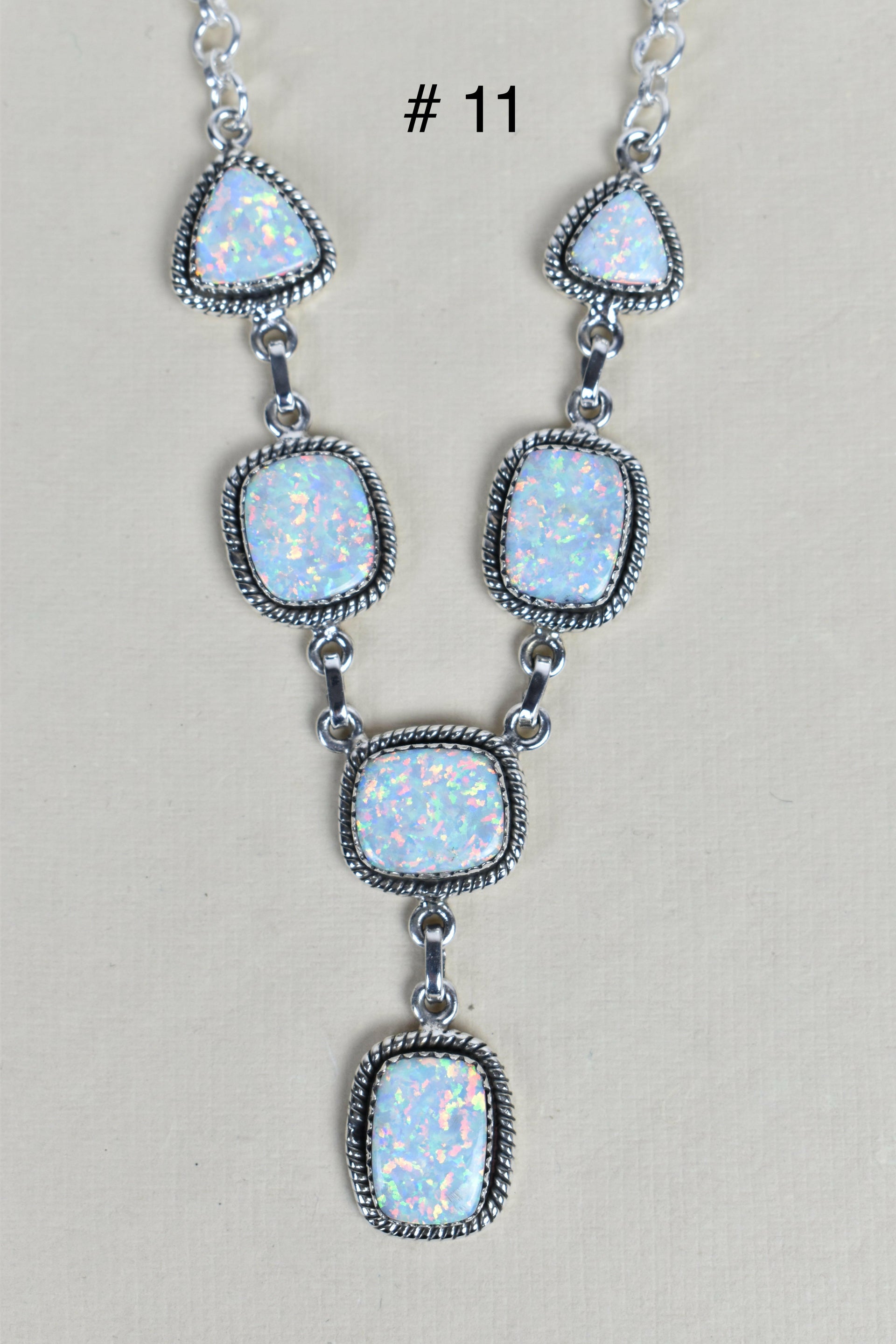 Sterling Silver Y Lariat Gemstone Necklace-Lariat and Y Necklaces-Krush Kandy, Women's Online Fashion Boutique Located in Phoenix, Arizona (Scottsdale Area)