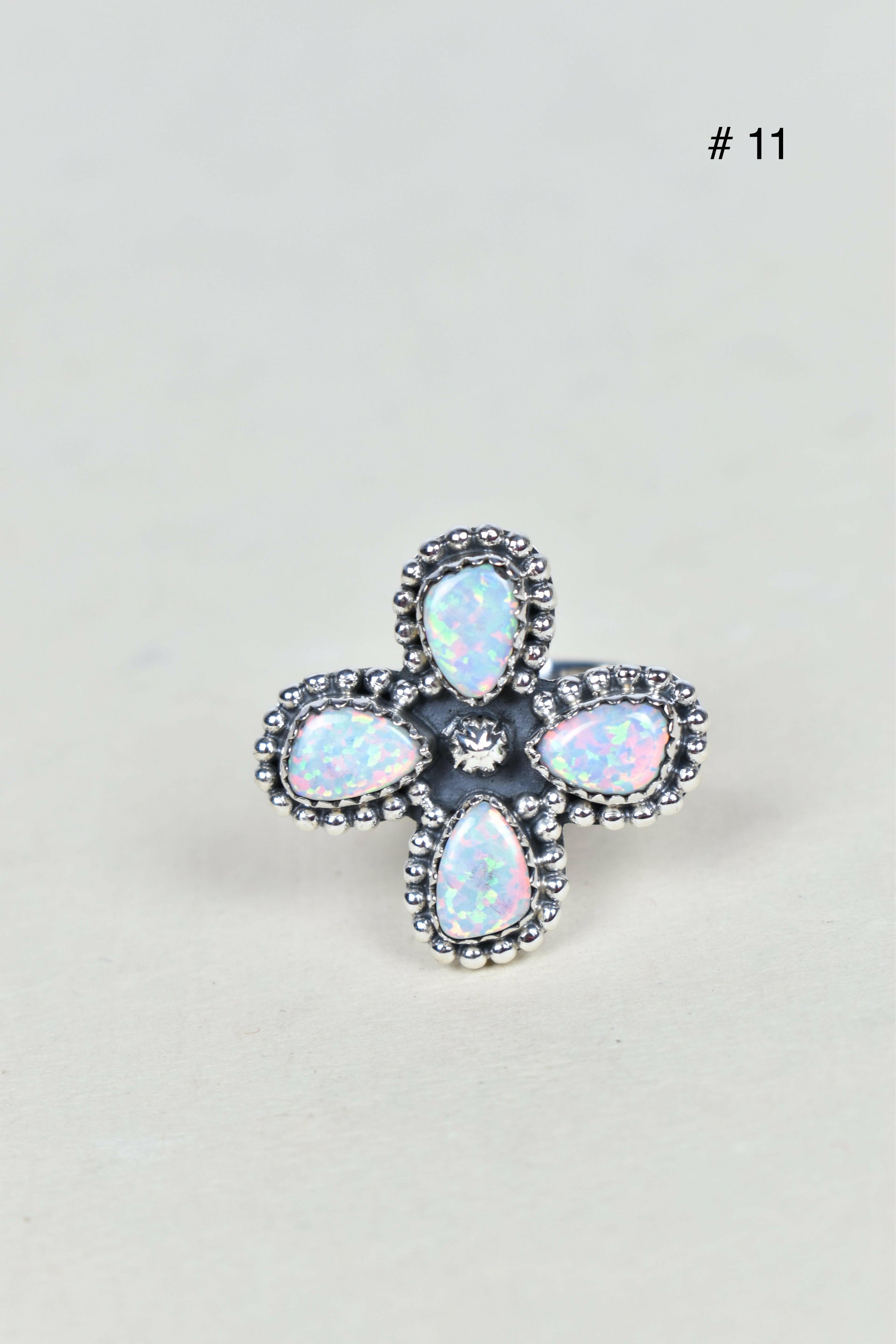 4 Leaf Cluster Ring-Cluster Rings-Krush Kandy, Women's Online Fashion Boutique Located in Phoenix, Arizona (Scottsdale Area)