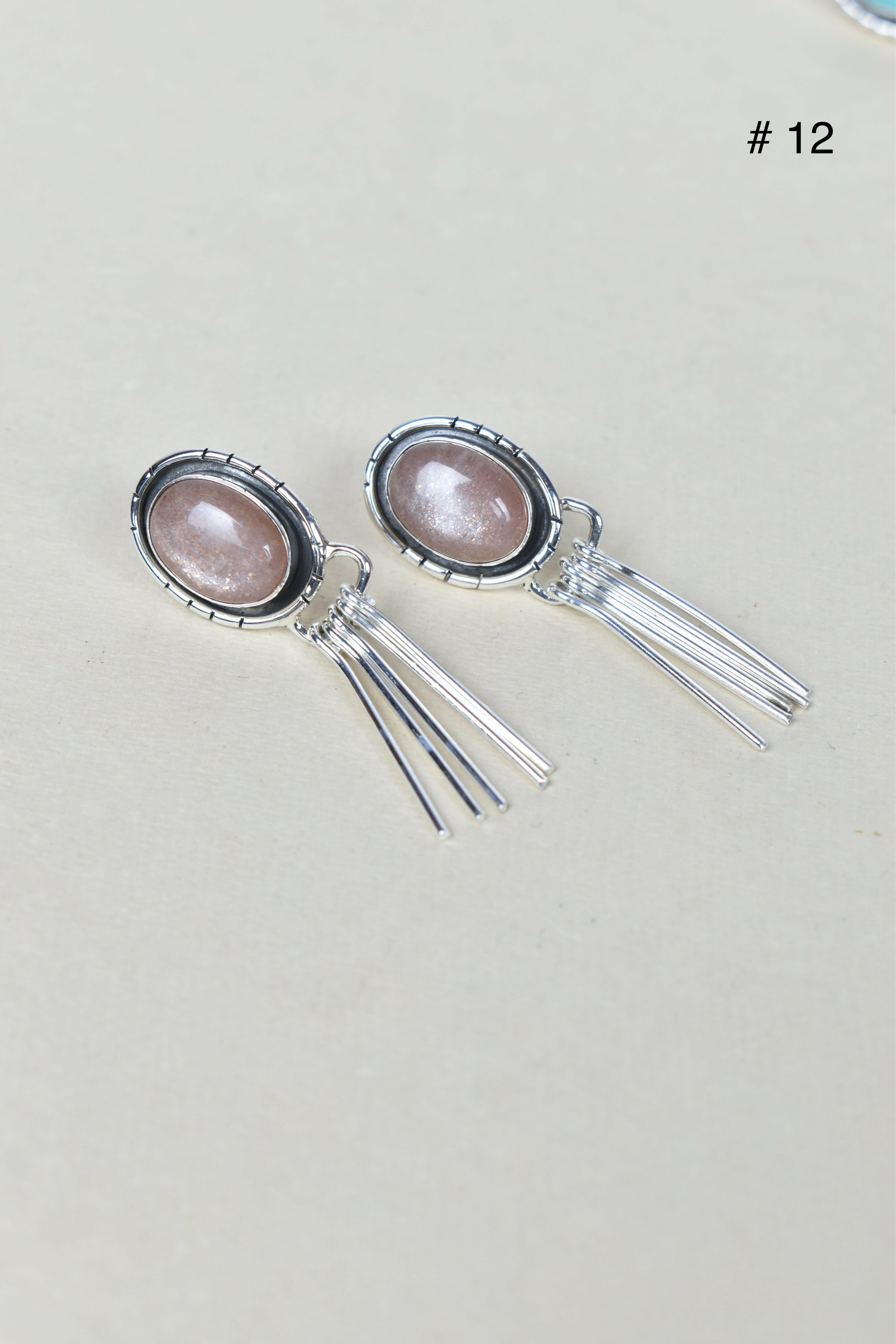 Solo Stone Sterling Cascade Earrings-Drop Earrings-Krush Kandy, Women's Online Fashion Boutique Located in Phoenix, Arizona (Scottsdale Area)