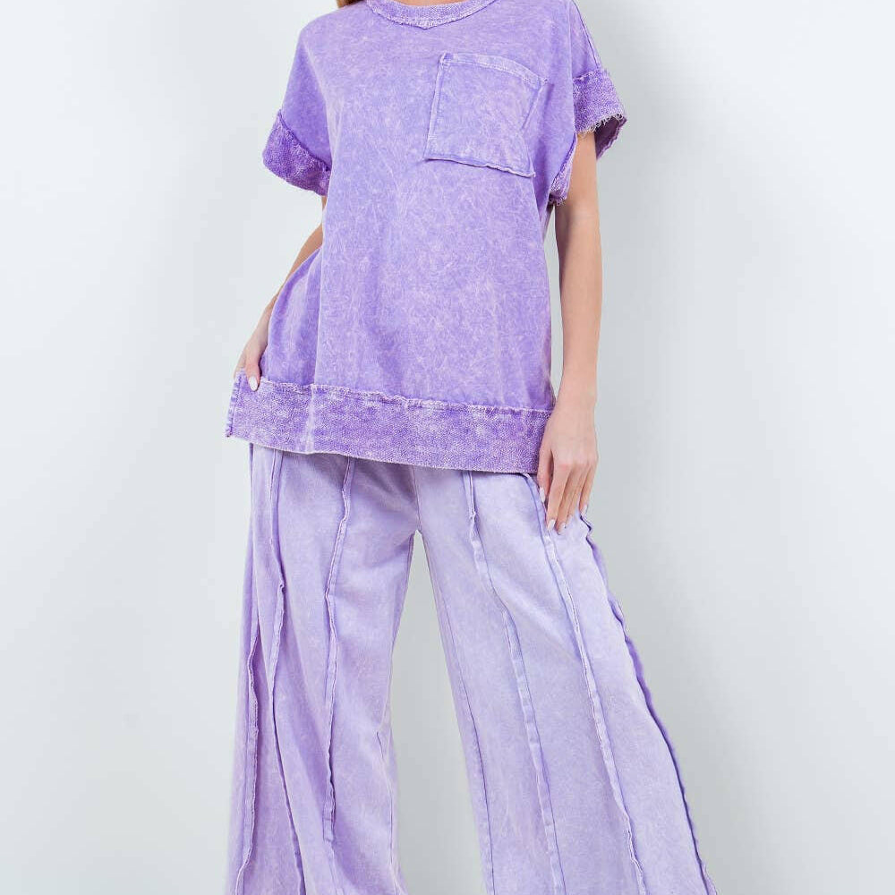 Vintage Edge Mineral Wash Pants-Pants-Krush Kandy, Women's Online Fashion Boutique Located in Phoenix, Arizona (Scottsdale Area)