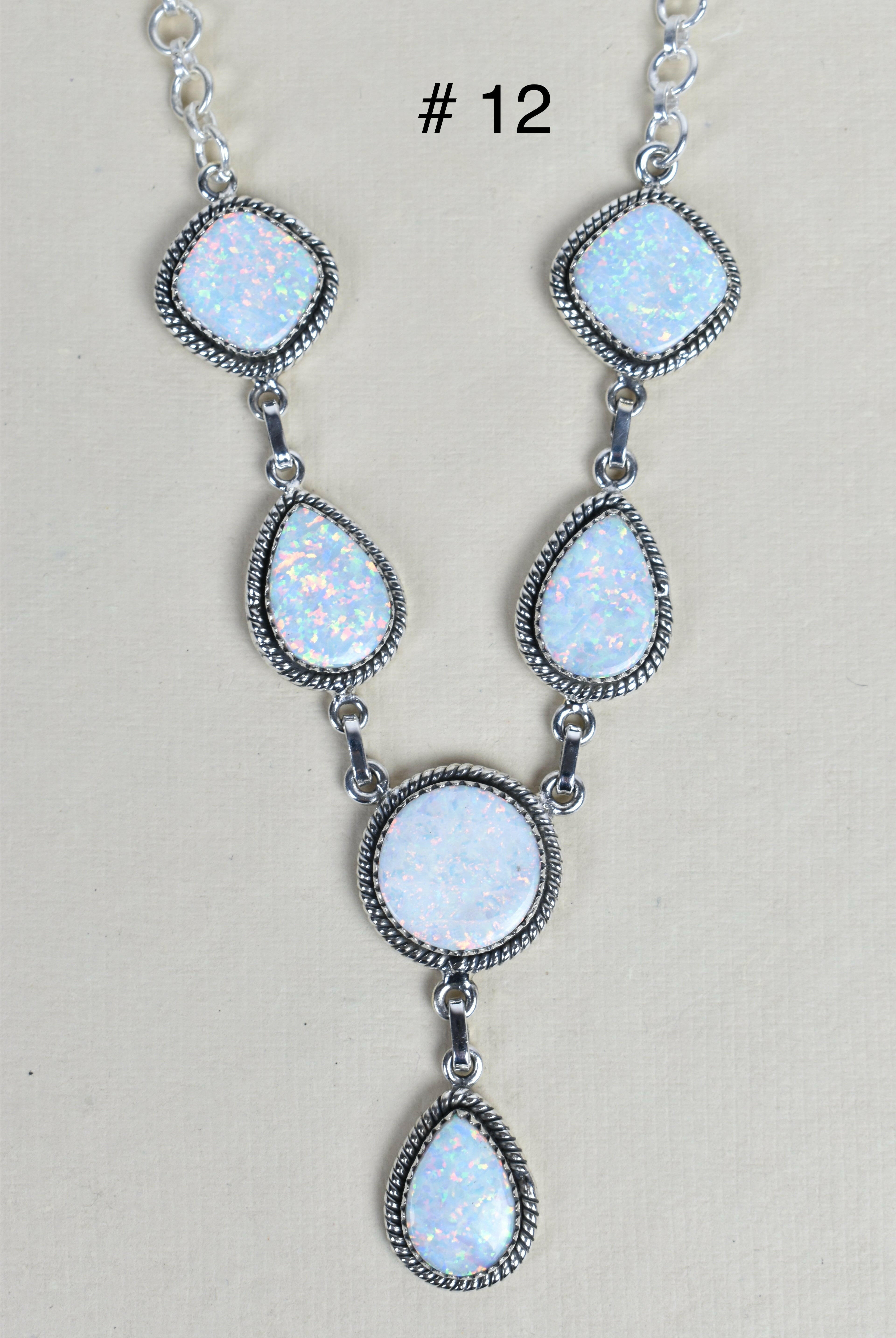 Sterling Silver Y Lariat Gemstone Necklace-Lariat and Y Necklaces-Krush Kandy, Women's Online Fashion Boutique Located in Phoenix, Arizona (Scottsdale Area)