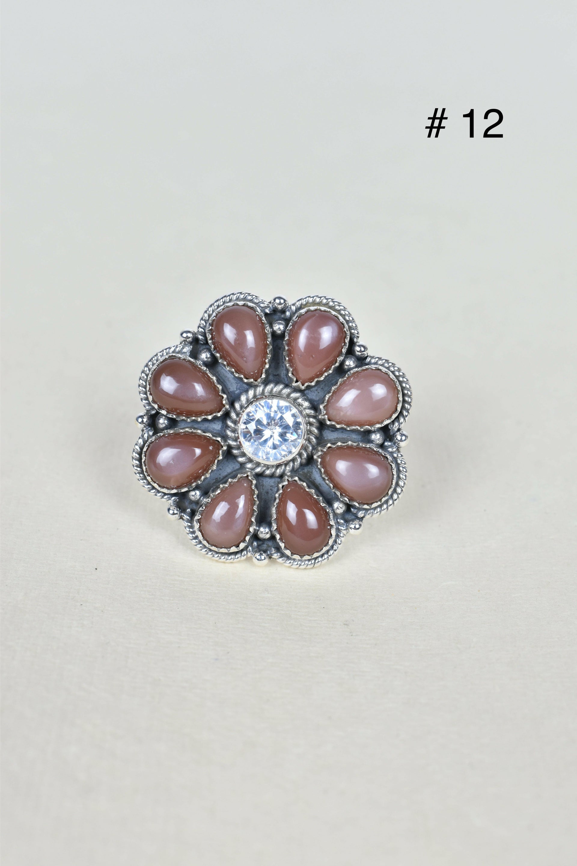 ONE OF A KIND STERLING SILVER CRYSTAL CLUSTER RINGS-Cluster Rings-Krush Kandy, Women's Online Fashion Boutique Located in Phoenix, Arizona (Scottsdale Area)