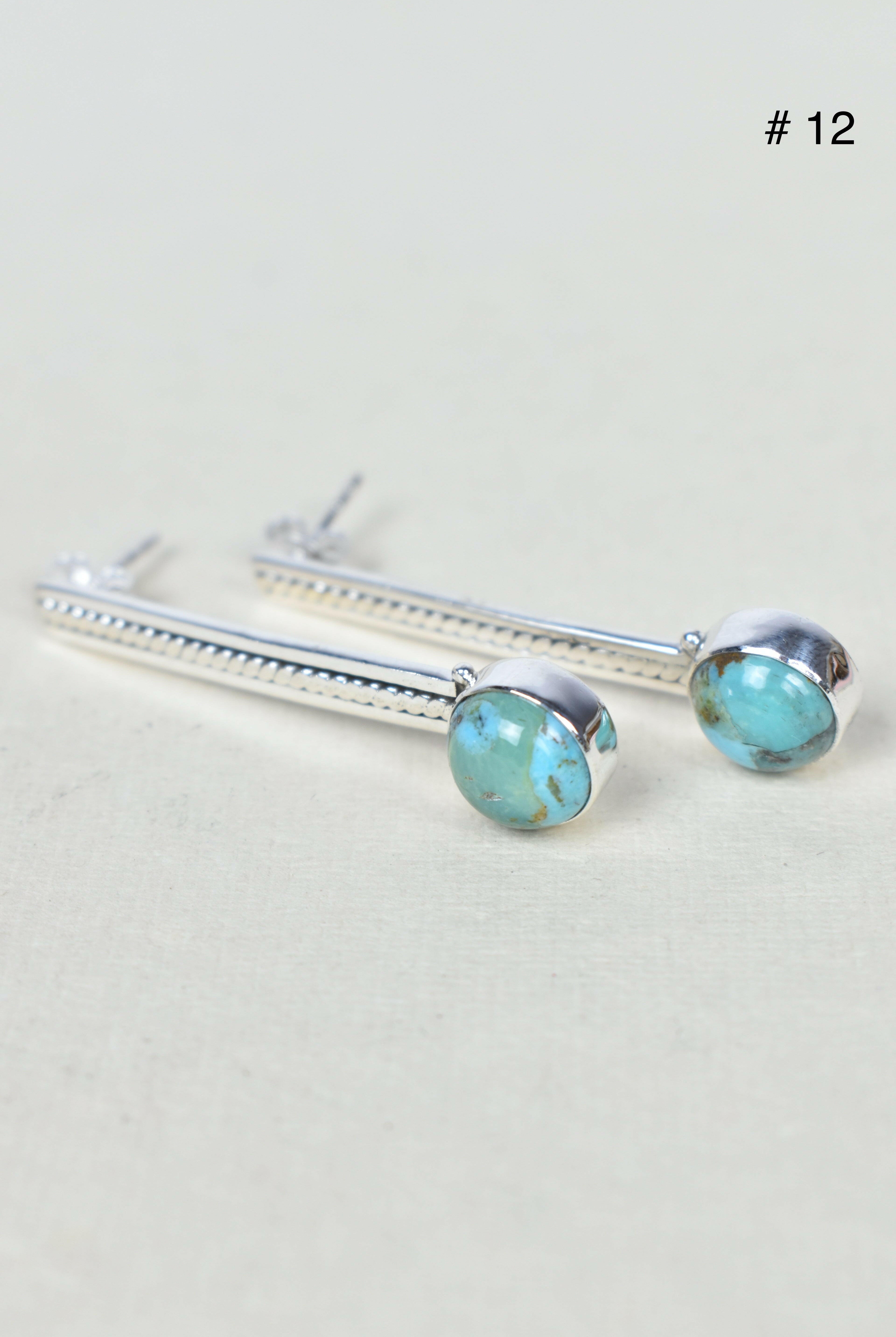 Silver Solitaire Bar Earrings-Drop Earrings-Krush Kandy, Women's Online Fashion Boutique Located in Phoenix, Arizona (Scottsdale Area)