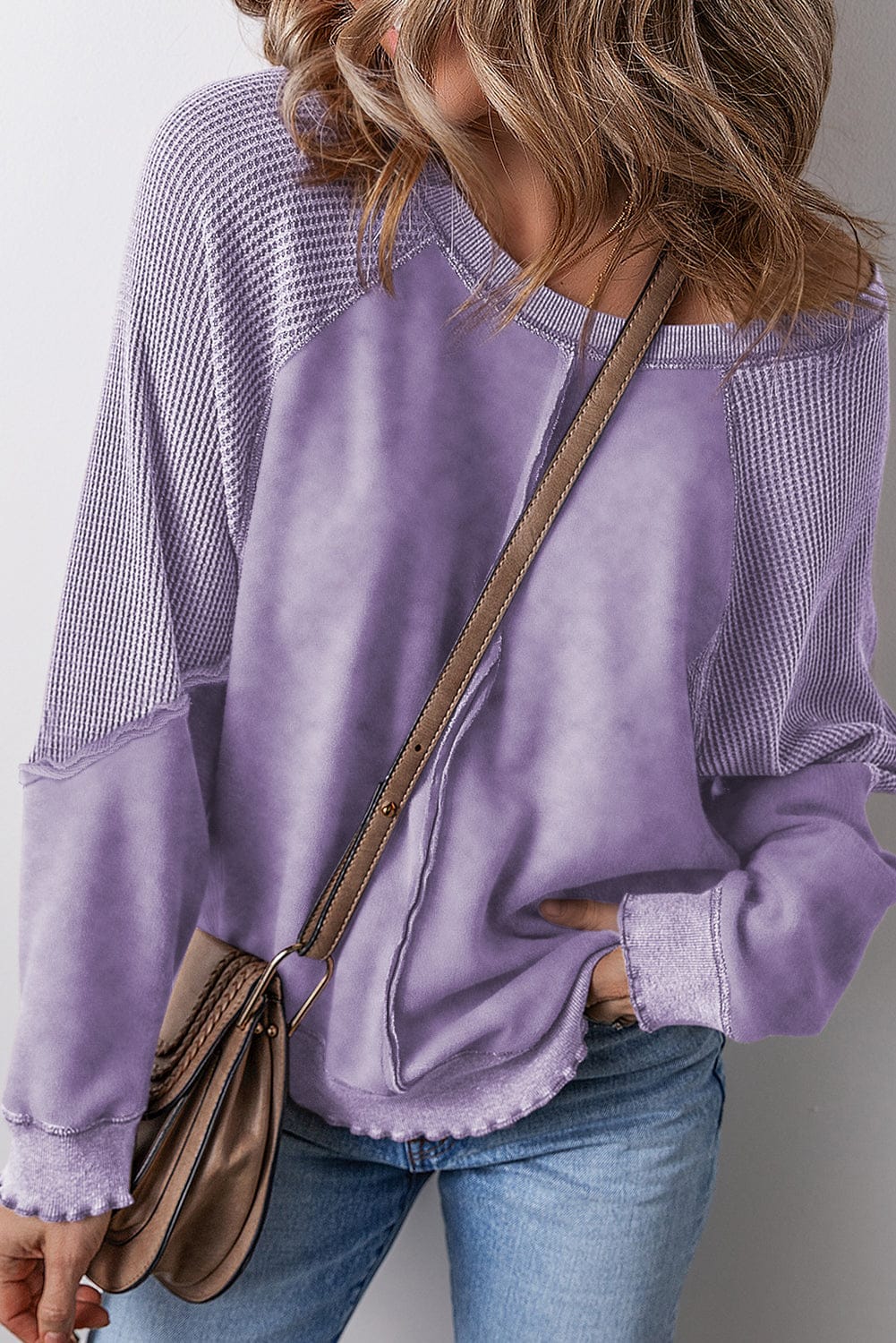Casual Colorblock Pullover-Tops-Krush Kandy, Women's Online Fashion Boutique Located in Phoenix, Arizona (Scottsdale Area)