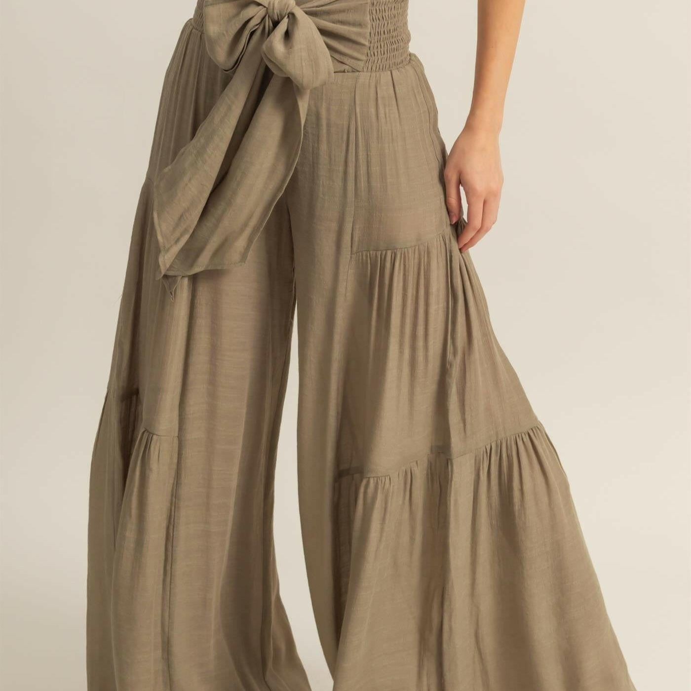 Boho Breeze Tiered Palazzo Pants S-3X-Pants-Krush Kandy, Women's Online Fashion Boutique Located in Phoenix, Arizona (Scottsdale Area)