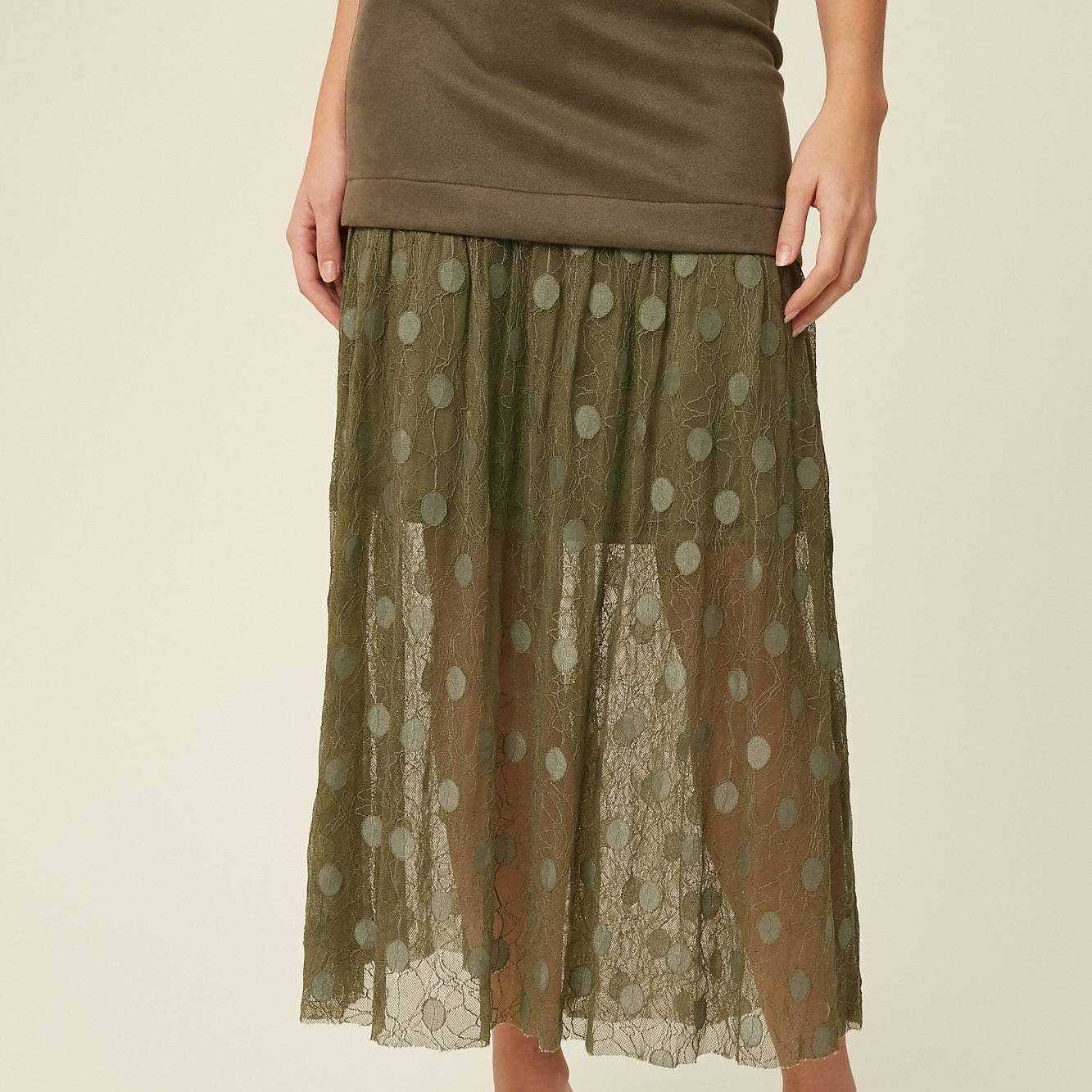 Lace Contrast Maxi Skirt-Skirts-Krush Kandy, Women's Online Fashion Boutique Located in Phoenix, Arizona (Scottsdale Area)