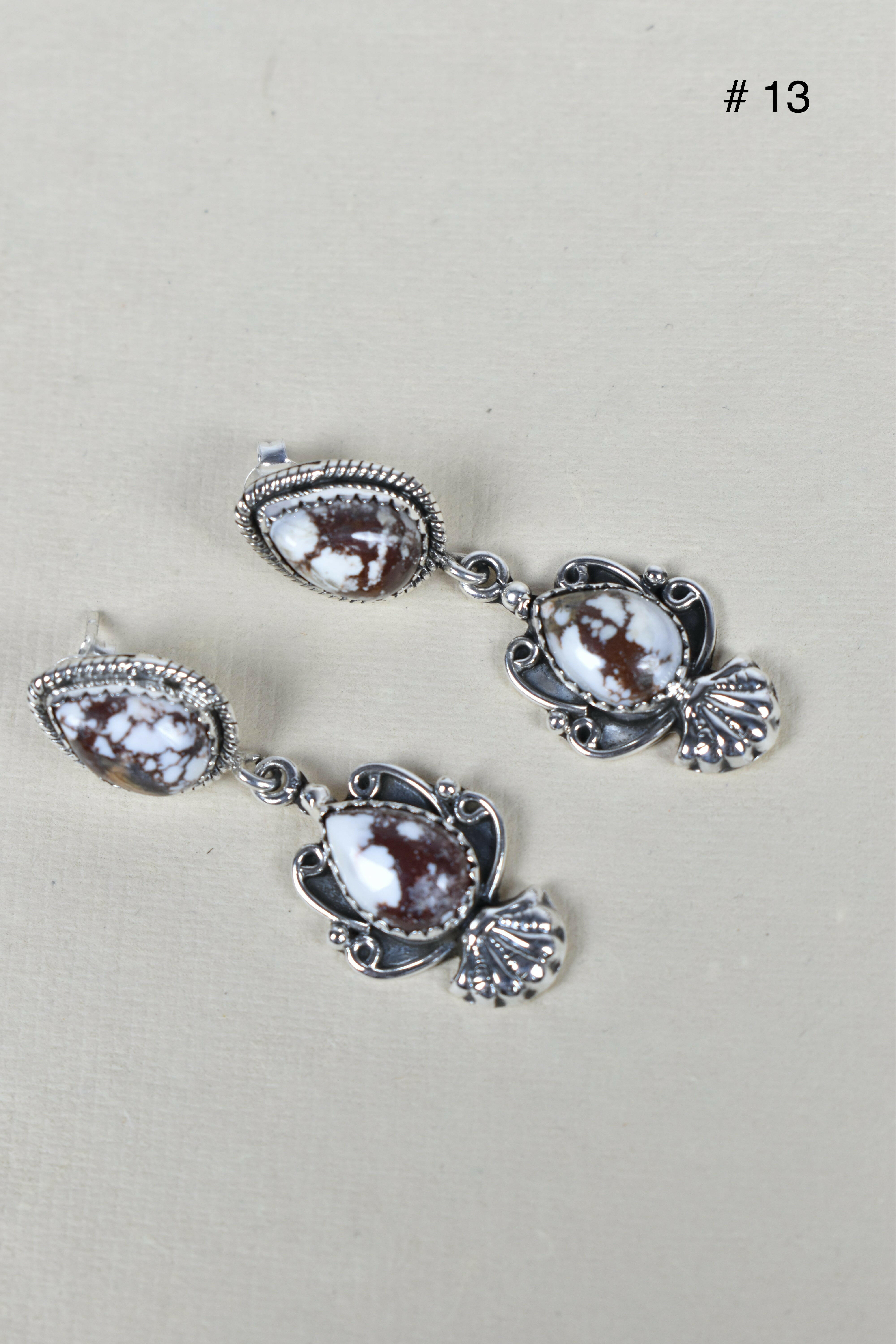 Flounder Fun Earrings-Stud Earrings-Krush Kandy, Women's Online Fashion Boutique Located in Phoenix, Arizona (Scottsdale Area)