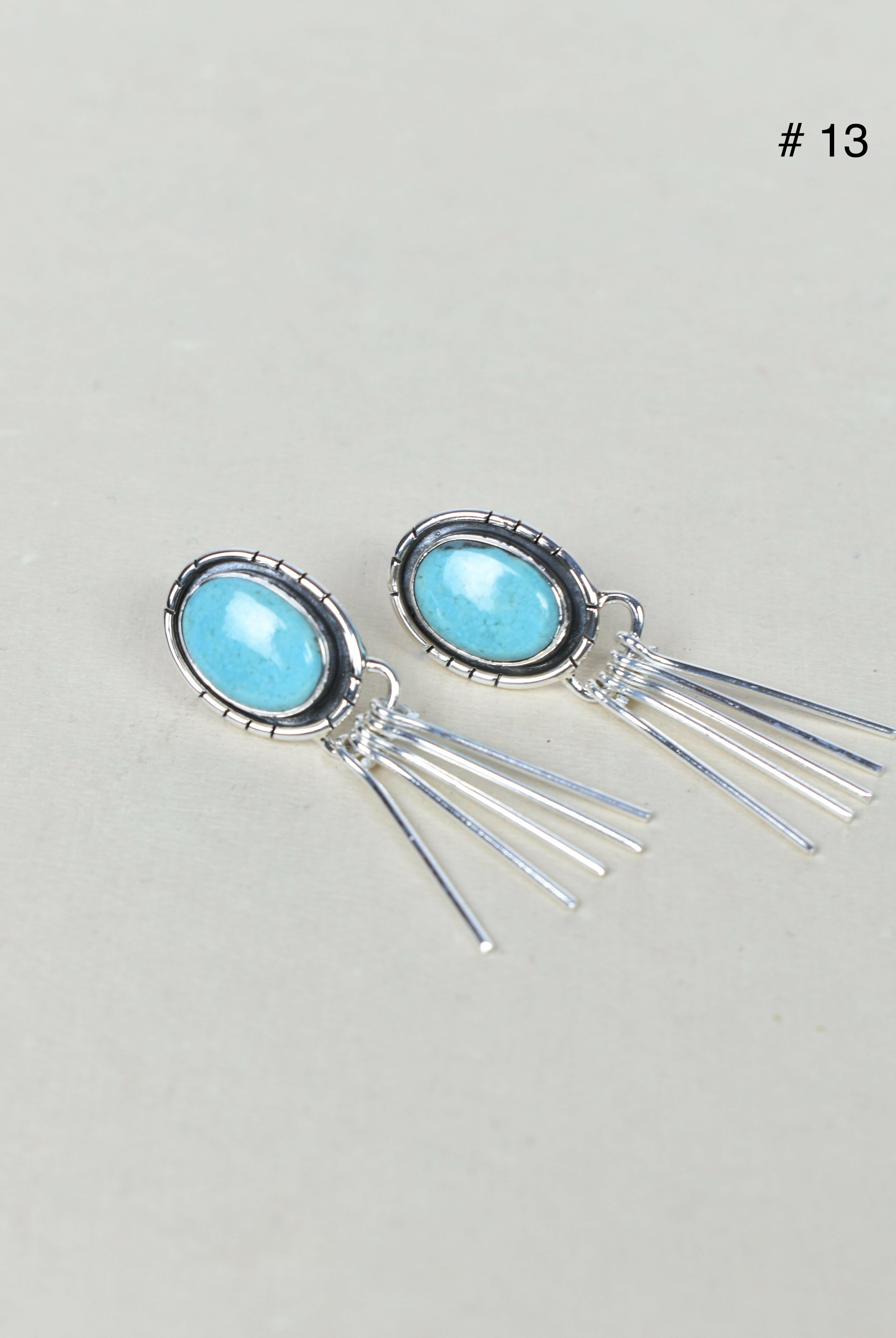 Solo Stone Sterling Cascade Earrings-Drop Earrings-Krush Kandy, Women's Online Fashion Boutique Located in Phoenix, Arizona (Scottsdale Area)