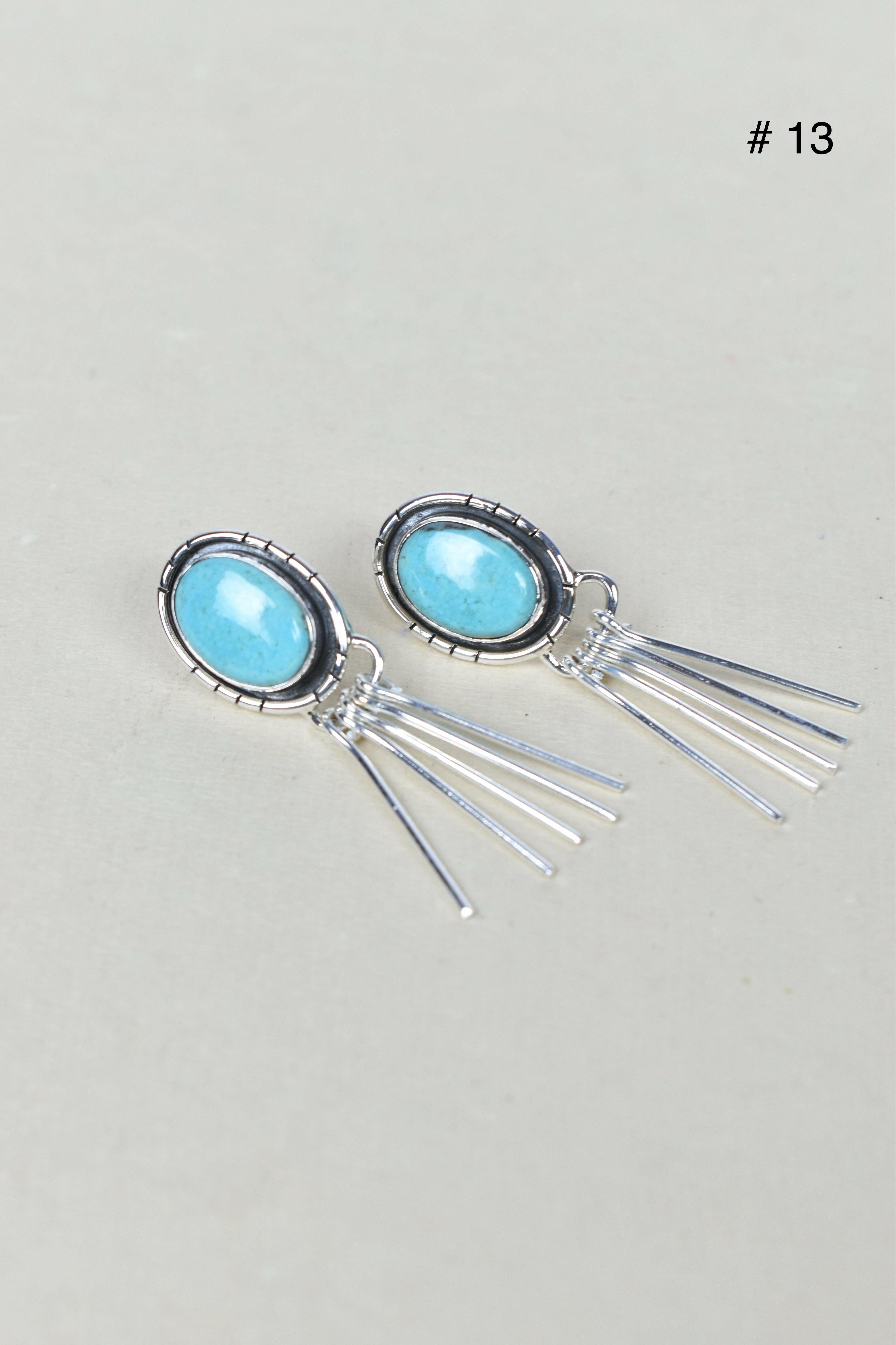 Solo Stone Sterling Cascade Earrings-Drop Earrings-Krush Kandy, Women's Online Fashion Boutique Located in Phoenix, Arizona (Scottsdale Area)