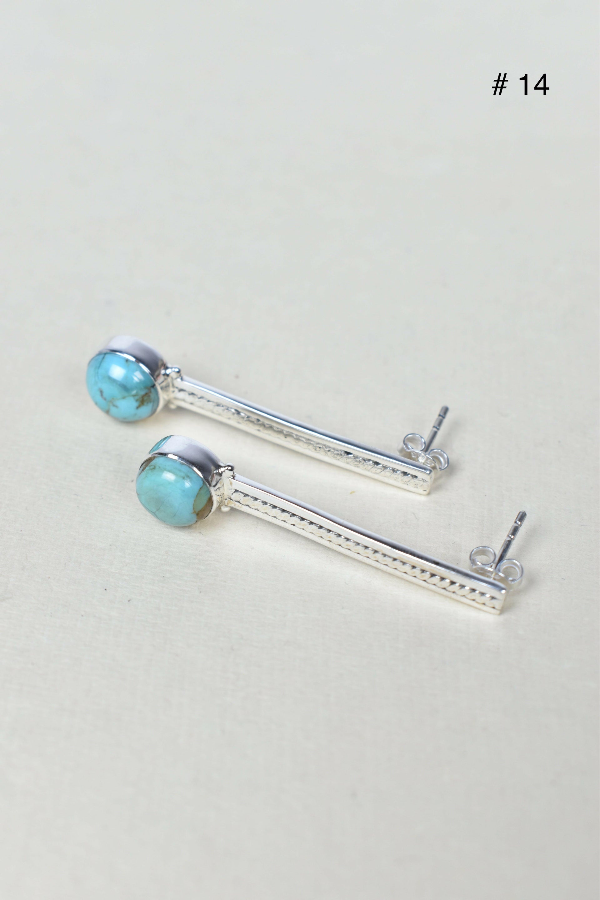 Silver Solitaire Bar Earrings-Drop Earrings-Krush Kandy, Women's Online Fashion Boutique Located in Phoenix, Arizona (Scottsdale Area)