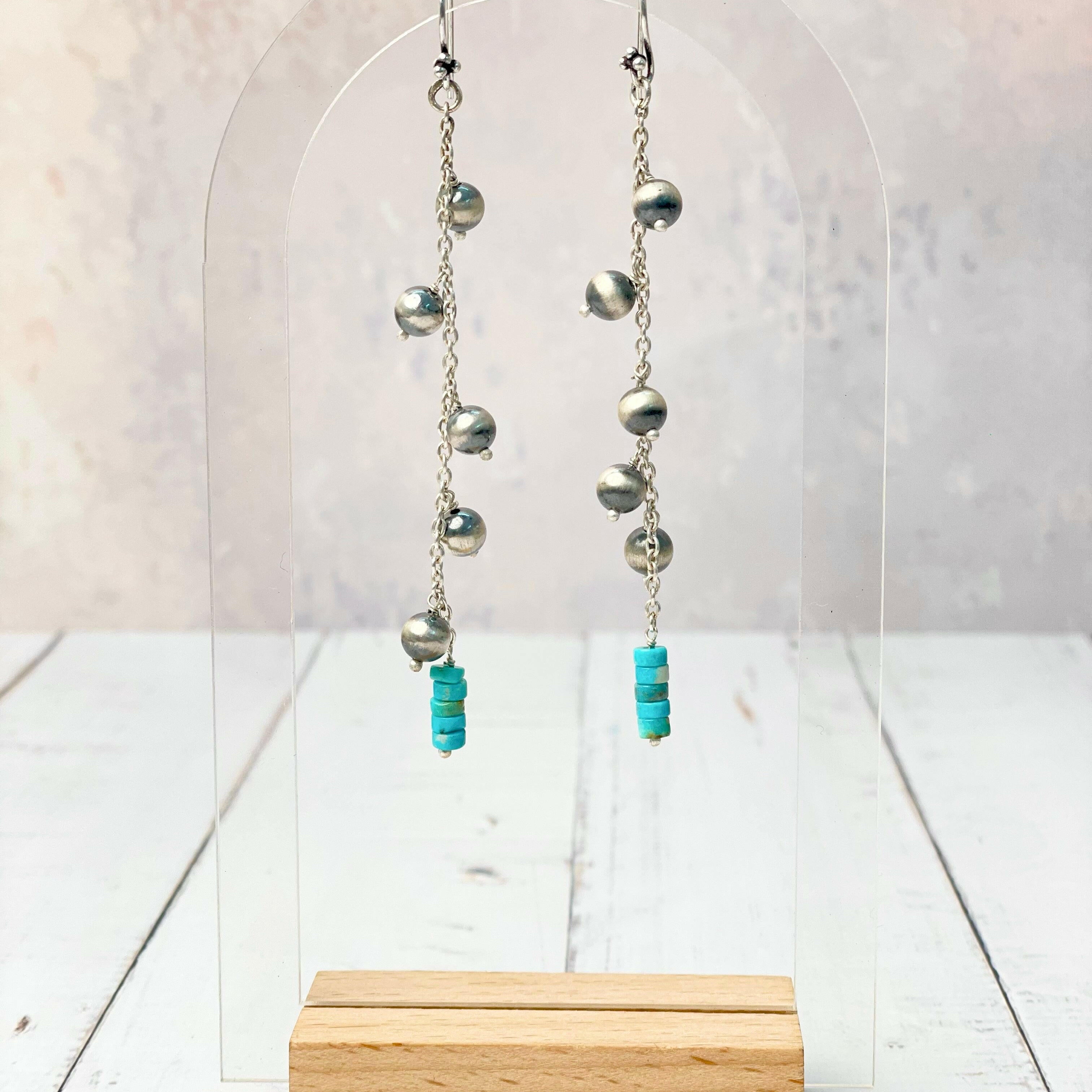 Poppin' Desert Pearl Kandy Earrings-Earrings-Krush Kandy, Women's Online Fashion Boutique Located in Phoenix, Arizona (Scottsdale Area)