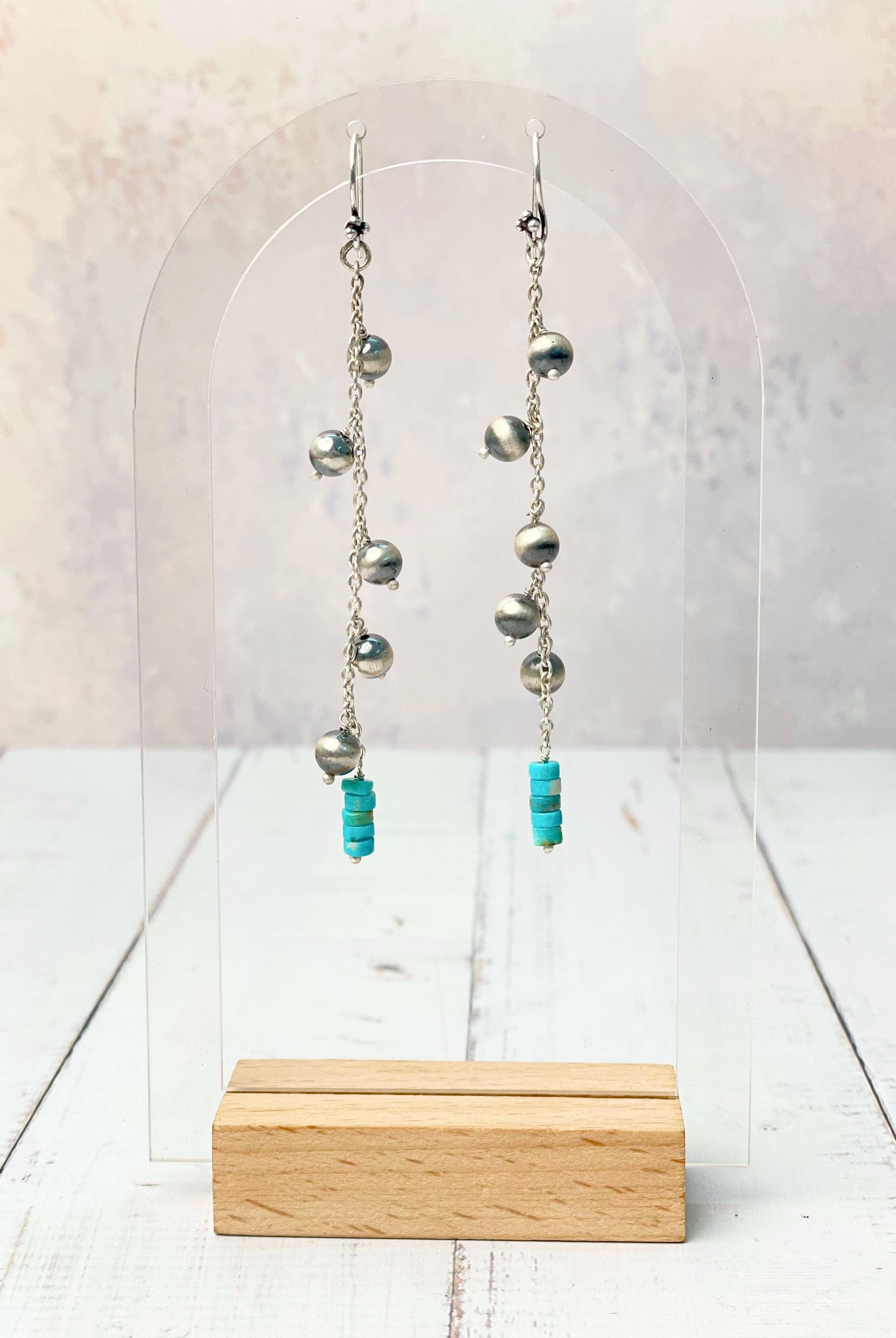 Poppin' Desert Pearl Kandy Earrings-Earrings-Krush Kandy, Women's Online Fashion Boutique Located in Phoenix, Arizona (Scottsdale Area)