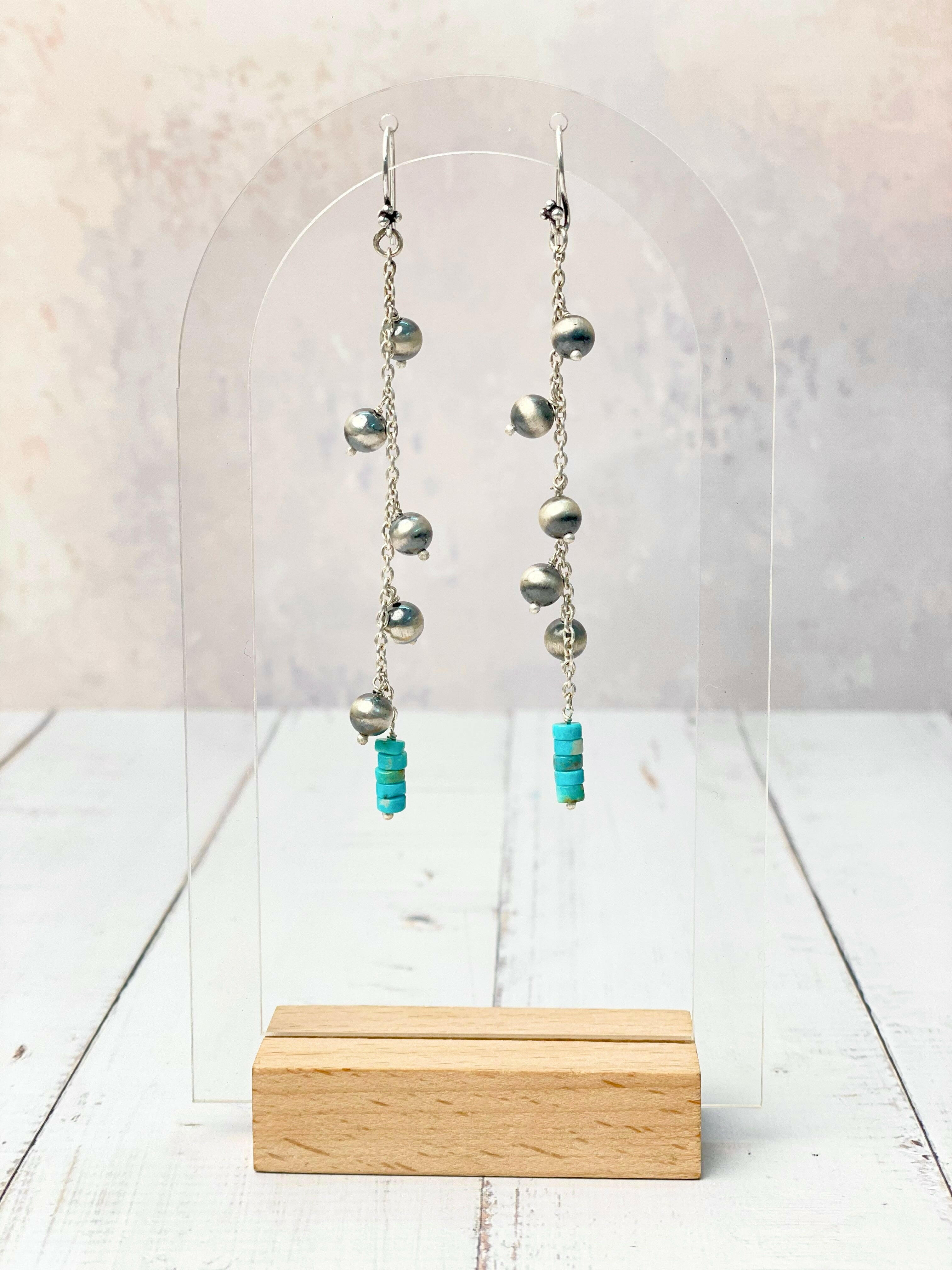 Poppin' Desert Pearl Kandy Earrings-Earrings-Krush Kandy, Women's Online Fashion Boutique Located in Phoenix, Arizona (Scottsdale Area)