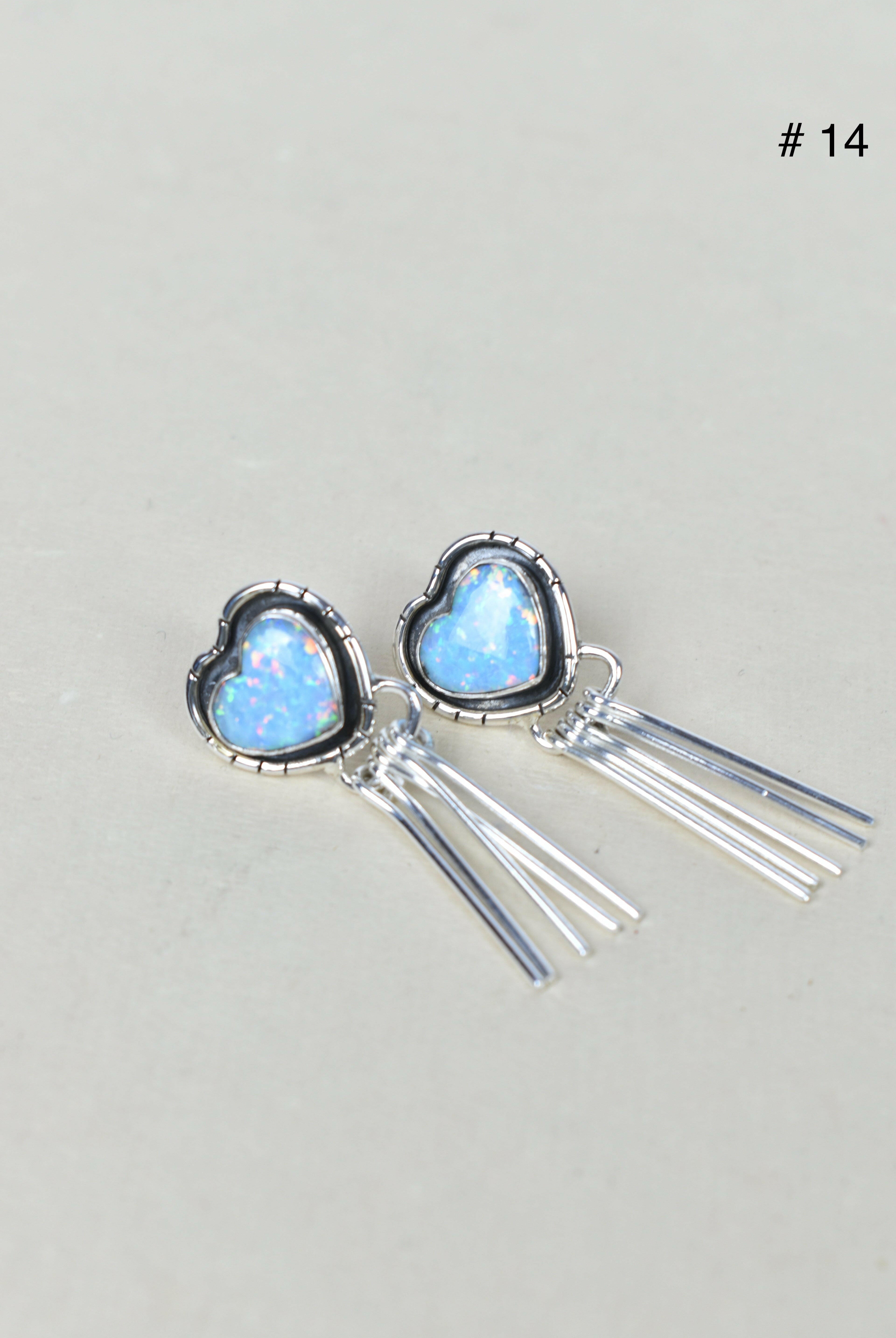 Solo Stone Sterling Cascade Earrings-Drop Earrings-Krush Kandy, Women's Online Fashion Boutique Located in Phoenix, Arizona (Scottsdale Area)