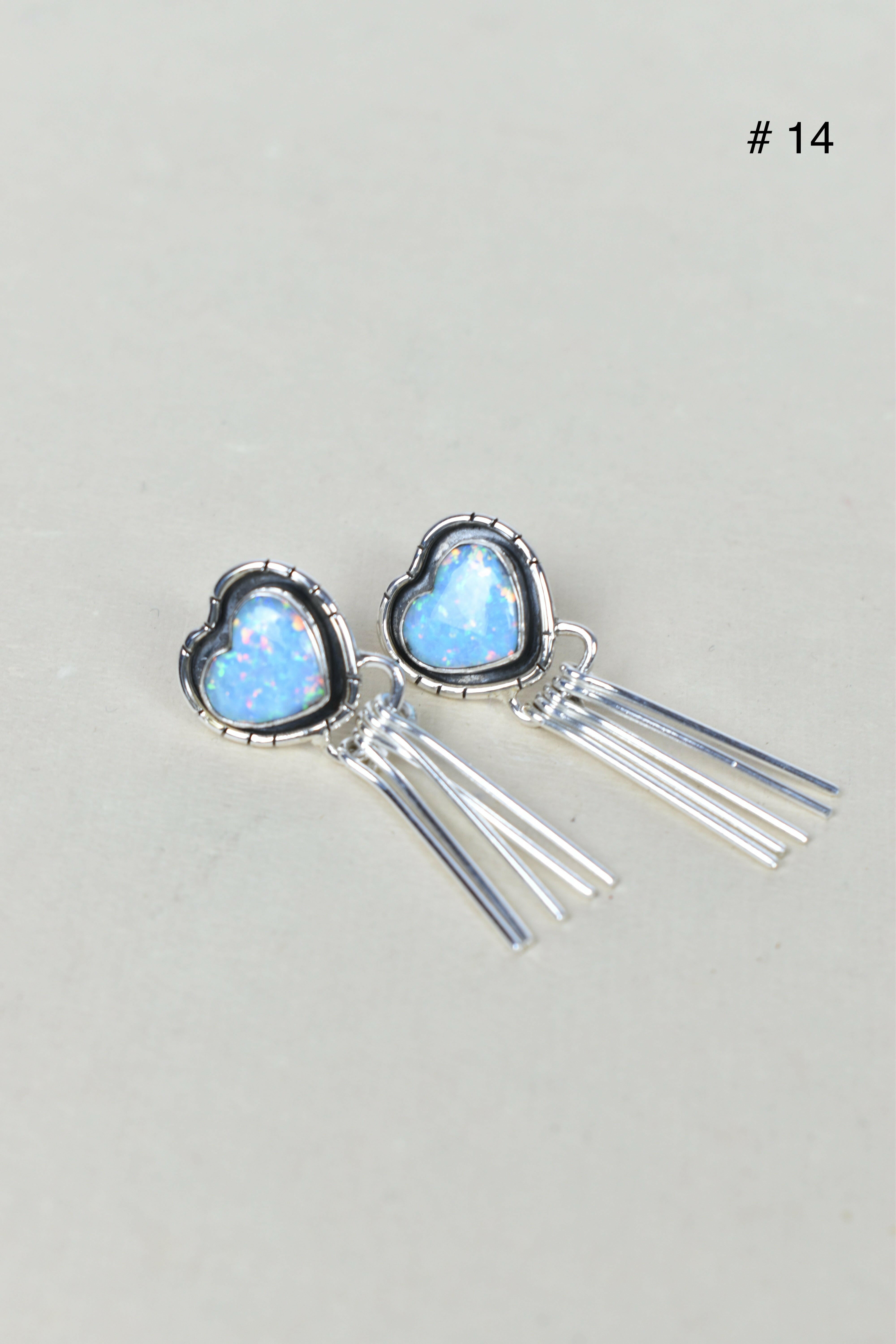 Solo Stone Sterling Cascade Earrings-Drop Earrings-Krush Kandy, Women's Online Fashion Boutique Located in Phoenix, Arizona (Scottsdale Area)