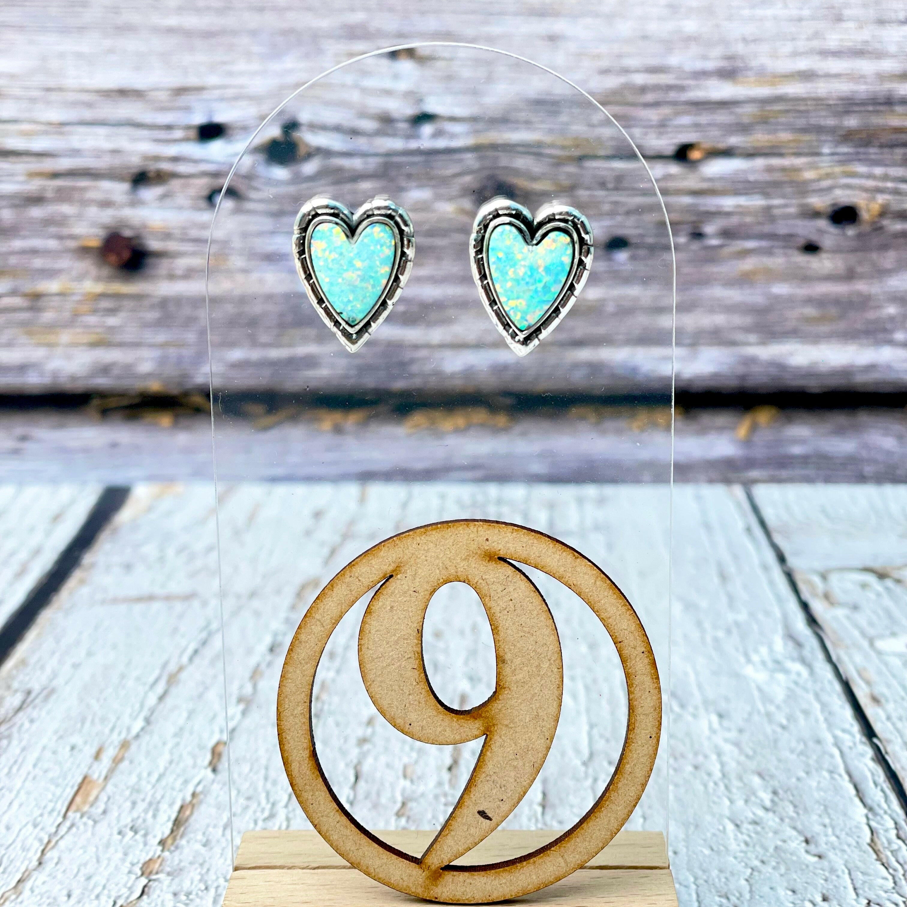 Love Is In The Air Heart Stud Earrings-Earrings-Krush Kandy, Women's Online Fashion Boutique Located in Phoenix, Arizona (Scottsdale Area)