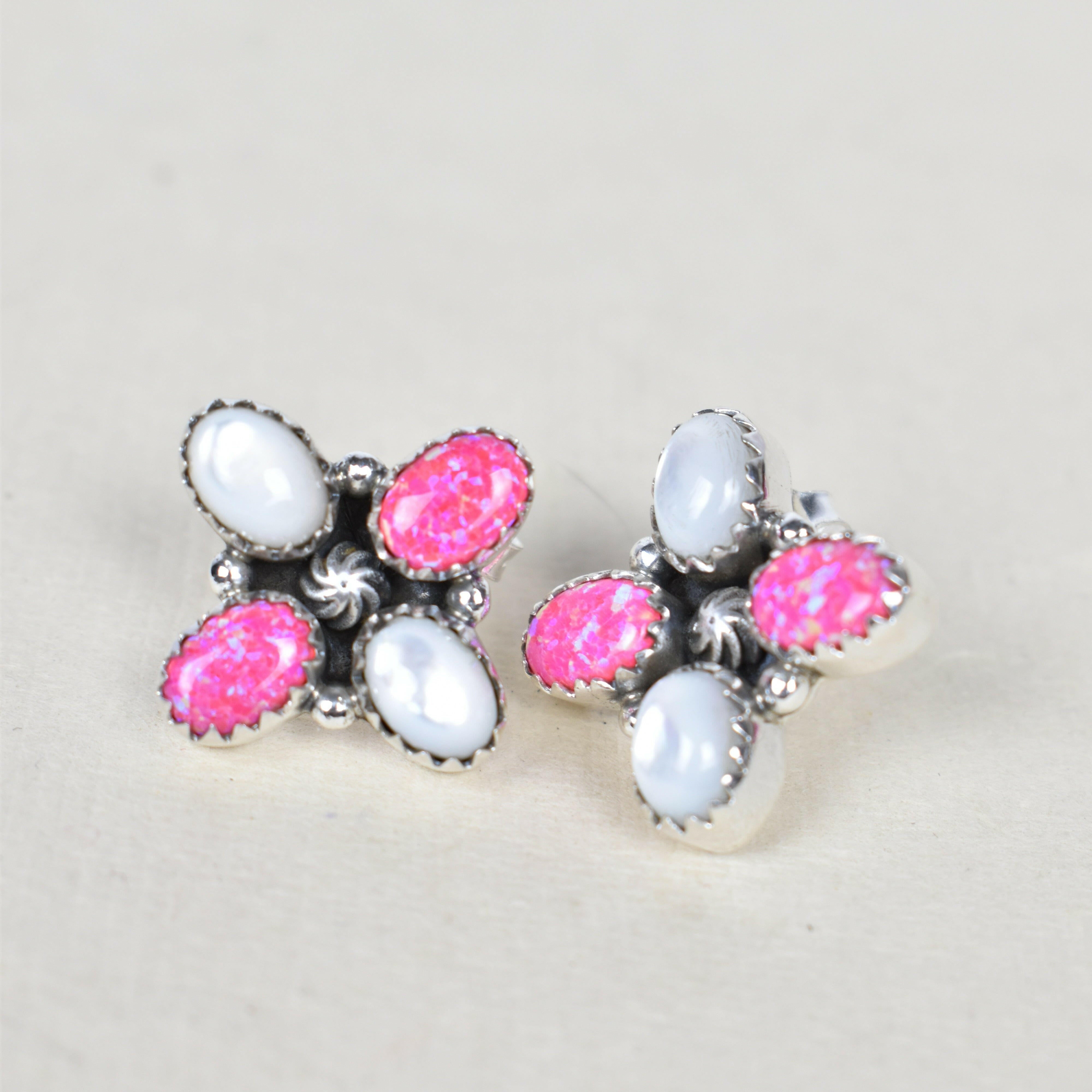 Shirley One of a Kind Stud Cluster Earrings-Stud Earrings-Krush Kandy, Women's Online Fashion Boutique Located in Phoenix, Arizona (Scottsdale Area)