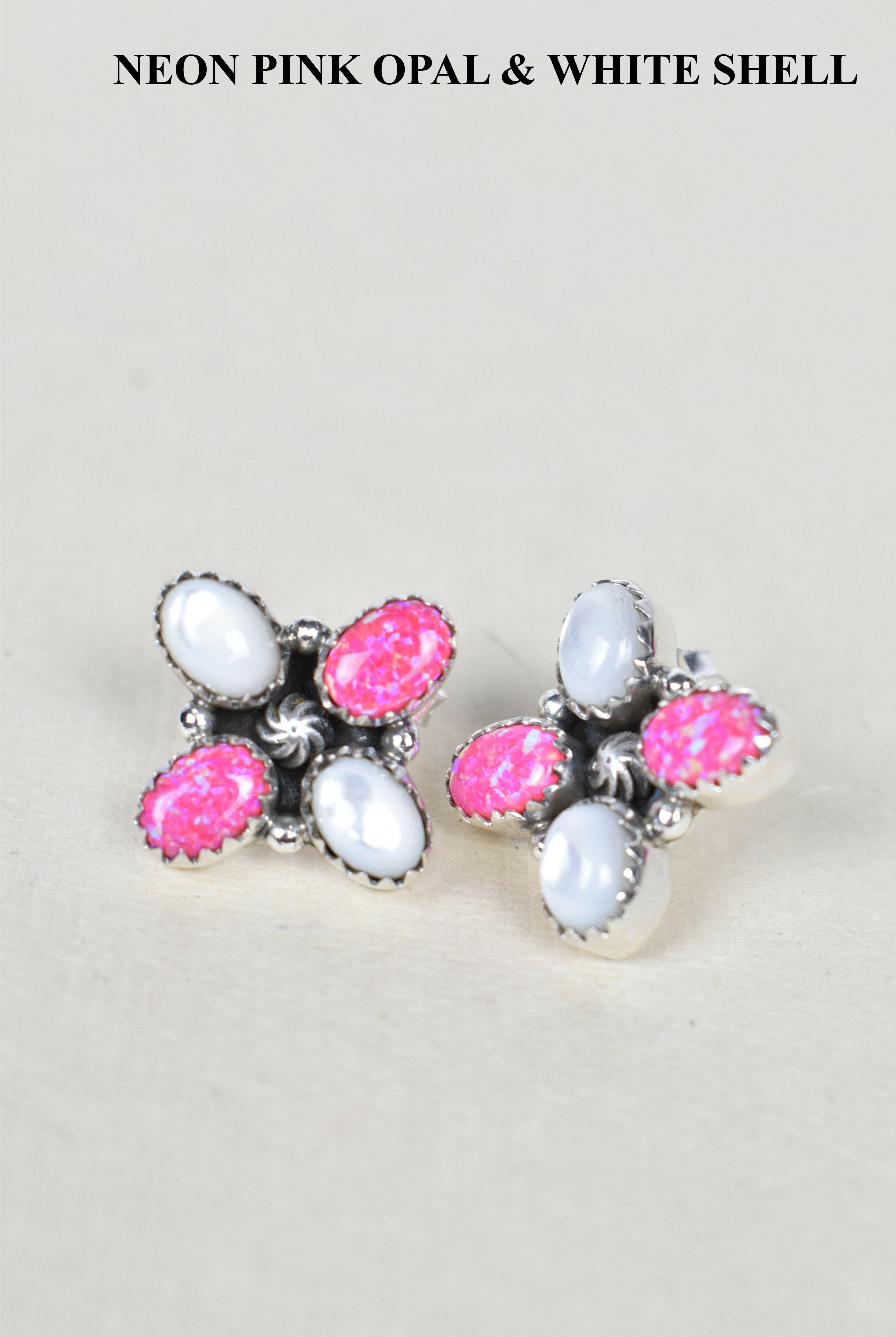 Shirley One of a Kind Stud Cluster Earrings-Stud Earrings-Krush Kandy, Women's Online Fashion Boutique Located in Phoenix, Arizona (Scottsdale Area)