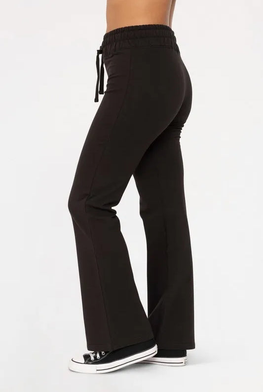 Mono B Drawstring Flared Pants-Pants-Krush Kandy, Women's Online Fashion Boutique Located in Phoenix, Arizona (Scottsdale Area)