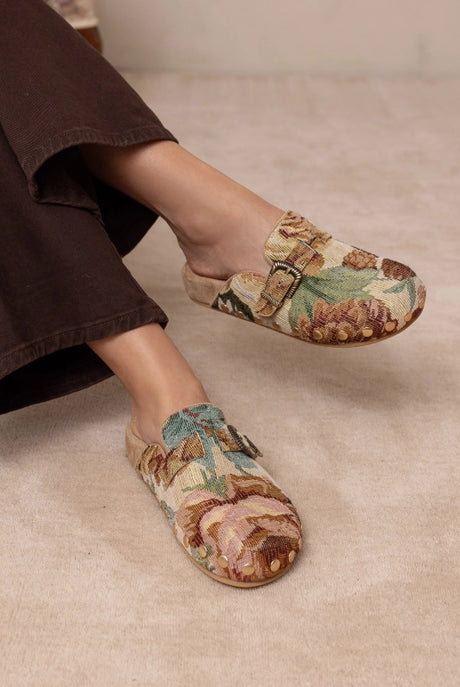 The Toni - Studded Buckle Clogs-Shoes-Krush Kandy, Women's Online Fashion Boutique Located in Phoenix, Arizona (Scottsdale Area)