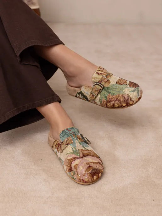 The Toni - Studded Buckle Clogs-Shoes-Krush Kandy, Women's Online Fashion Boutique Located in Phoenix, Arizona (Scottsdale Area)