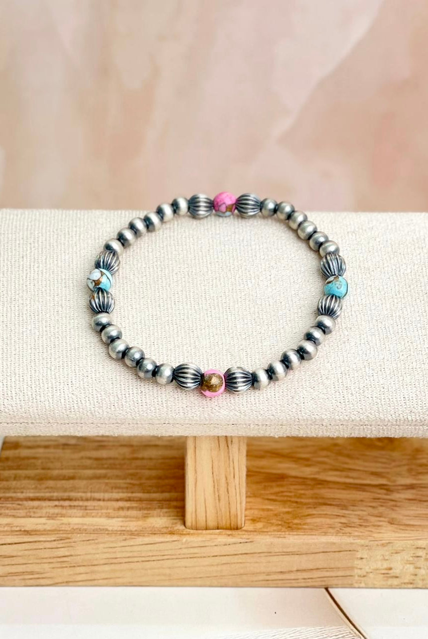 Cotton Kandy Desert Pearl Bracelet-Bracelets-Krush Kandy, Women's Online Fashion Boutique Located in Phoenix, Arizona (Scottsdale Area)