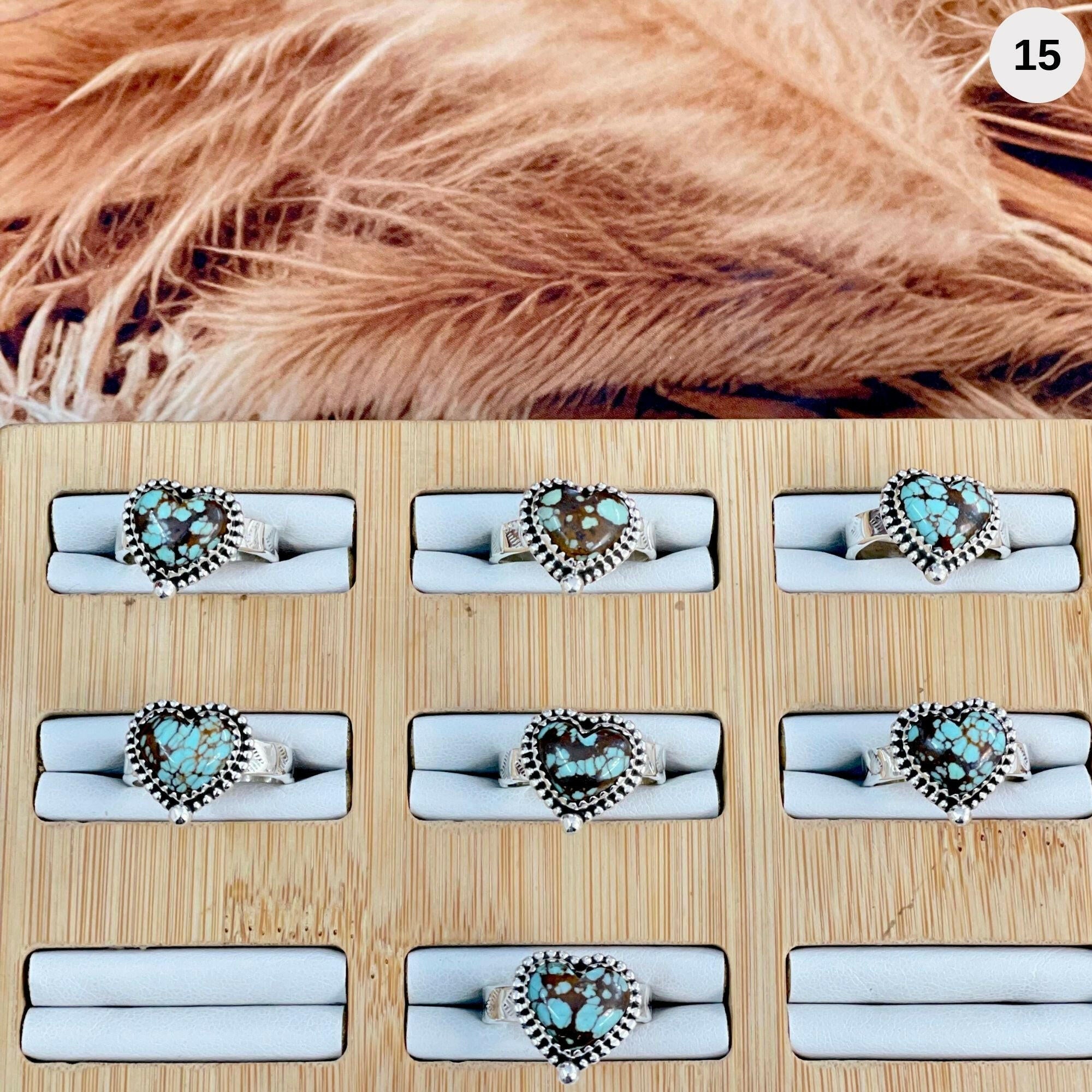 Little Heart Slab Rings-Rings-Krush Kandy, Women's Online Fashion Boutique Located in Phoenix, Arizona (Scottsdale Area)