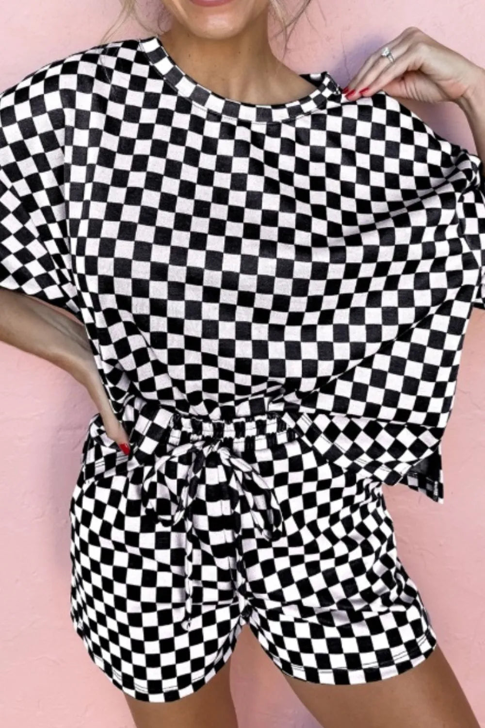 Checkmate Lounge Set-2 Piece Outfit Sets-Krush Kandy, Women's Online Fashion Boutique Located in Phoenix, Arizona (Scottsdale Area)