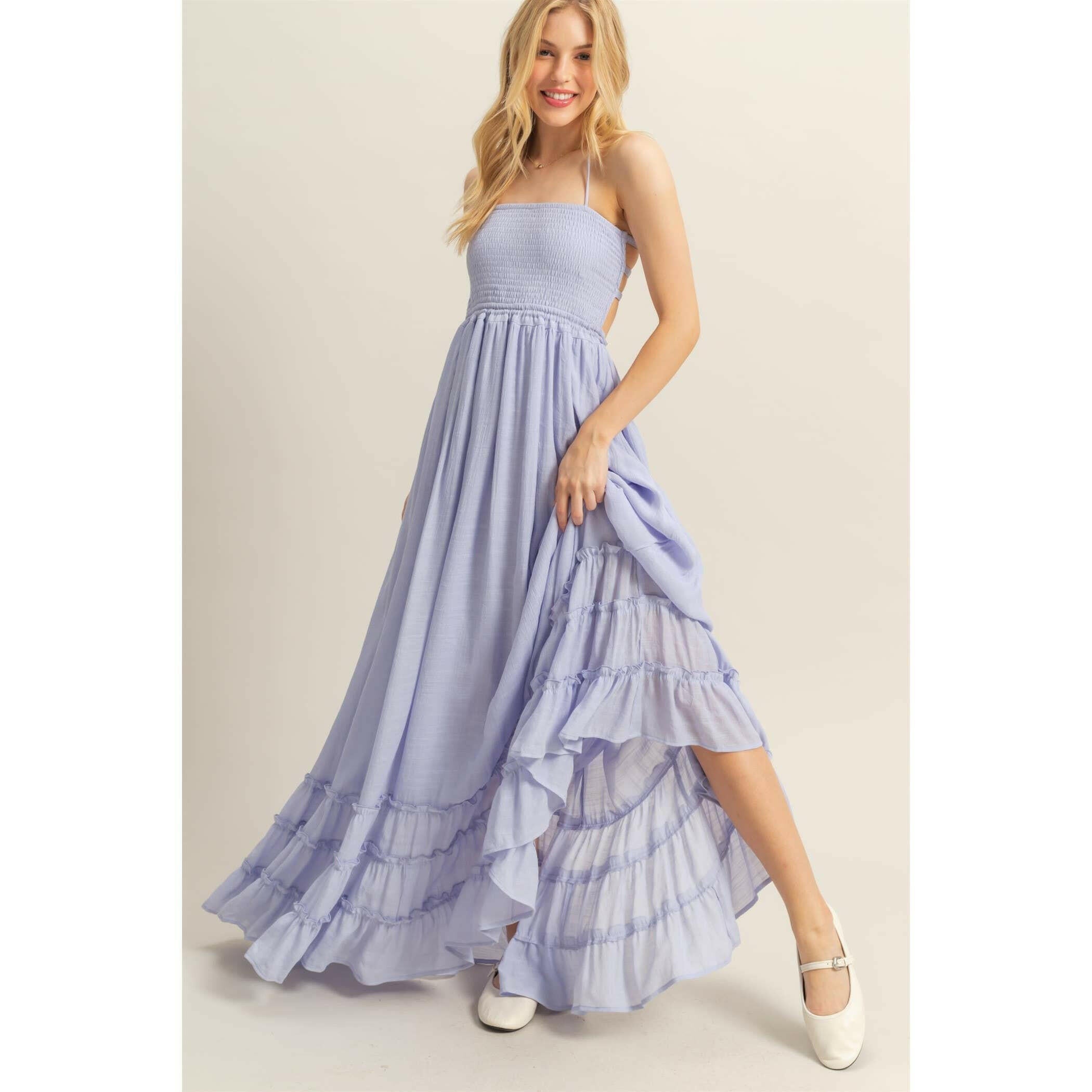 Twirl Away Tiered Maxi Dress-Dresses-Krush Kandy, Women's Online Fashion Boutique Located in Phoenix, Arizona (Scottsdale Area)