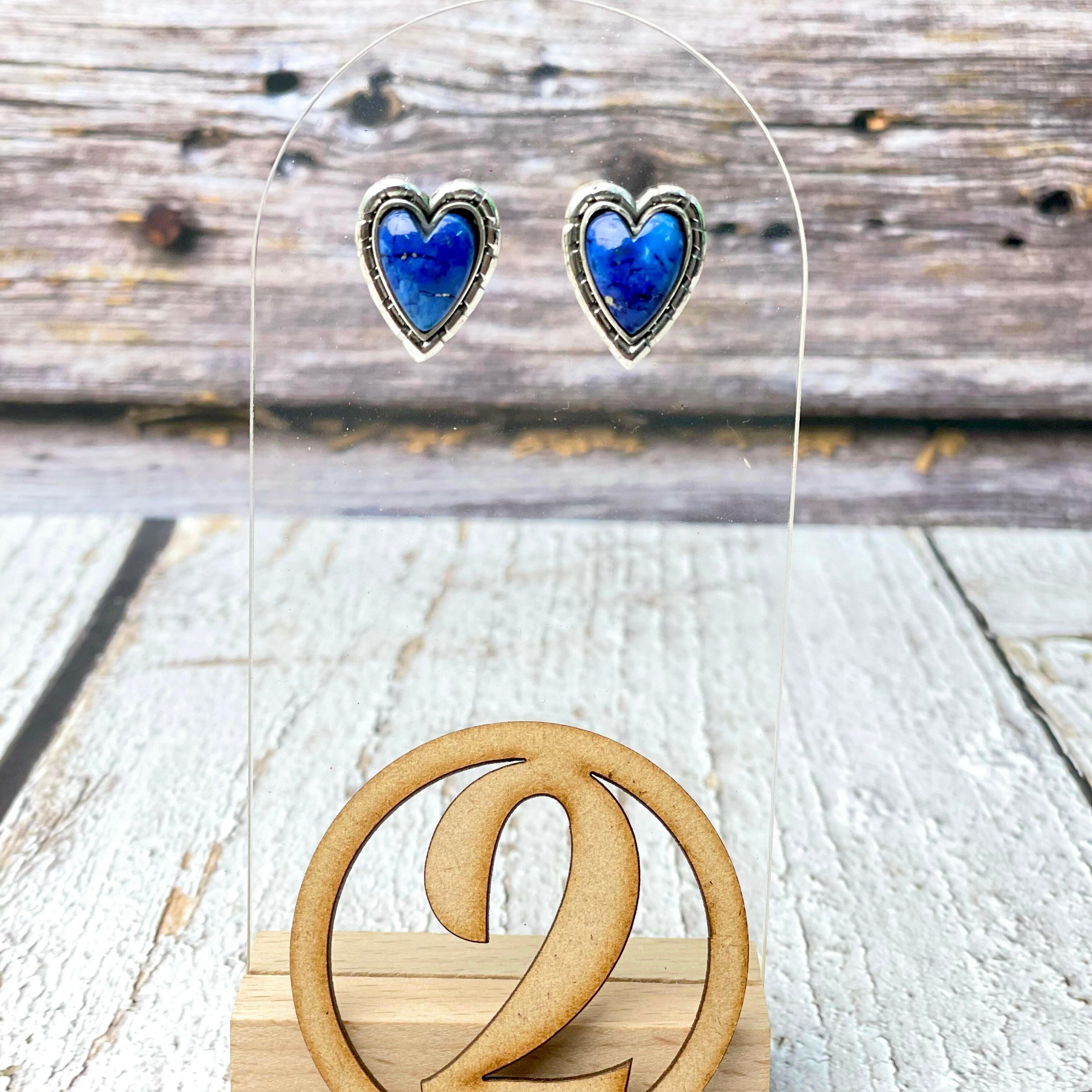 Love Is In The Air Heart Stud Earrings-Earrings-Krush Kandy, Women's Online Fashion Boutique Located in Phoenix, Arizona (Scottsdale Area)