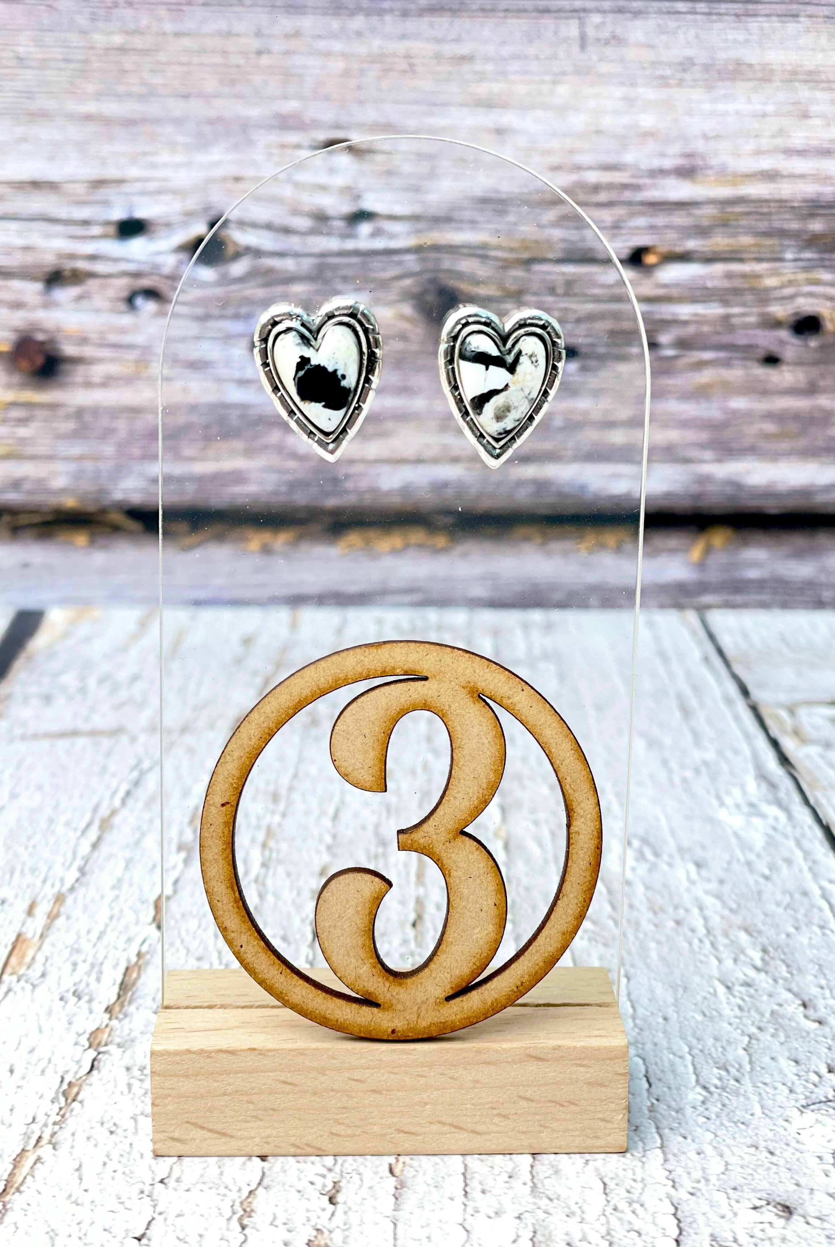 Love Is In The Air Heart Stud Earrings-Earrings-Krush Kandy, Women's Online Fashion Boutique Located in Phoenix, Arizona (Scottsdale Area)
