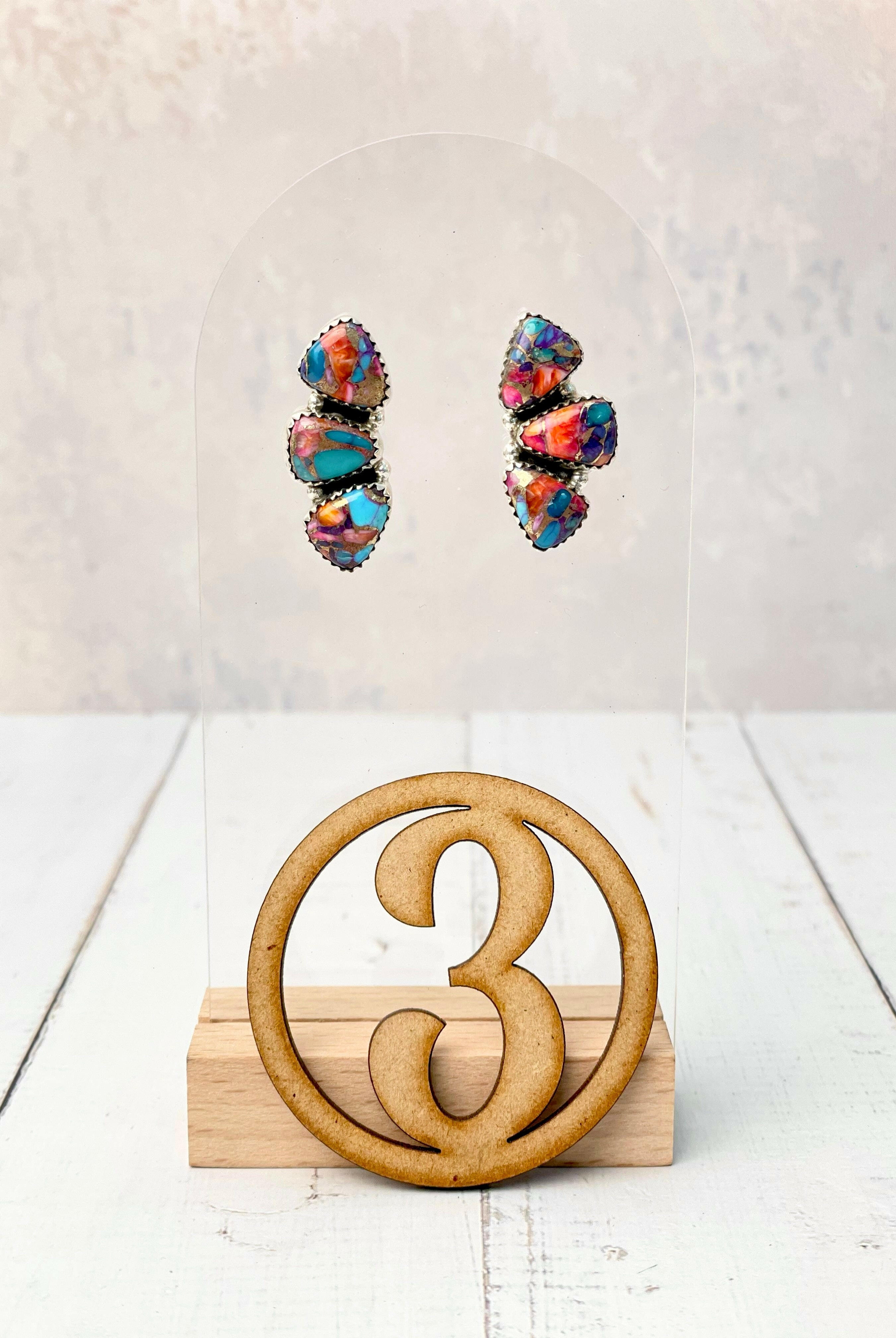 Half Of You Slab Earrings-Earrings-Krush Kandy, Women's Online Fashion Boutique Located in Phoenix, Arizona (Scottsdale Area)