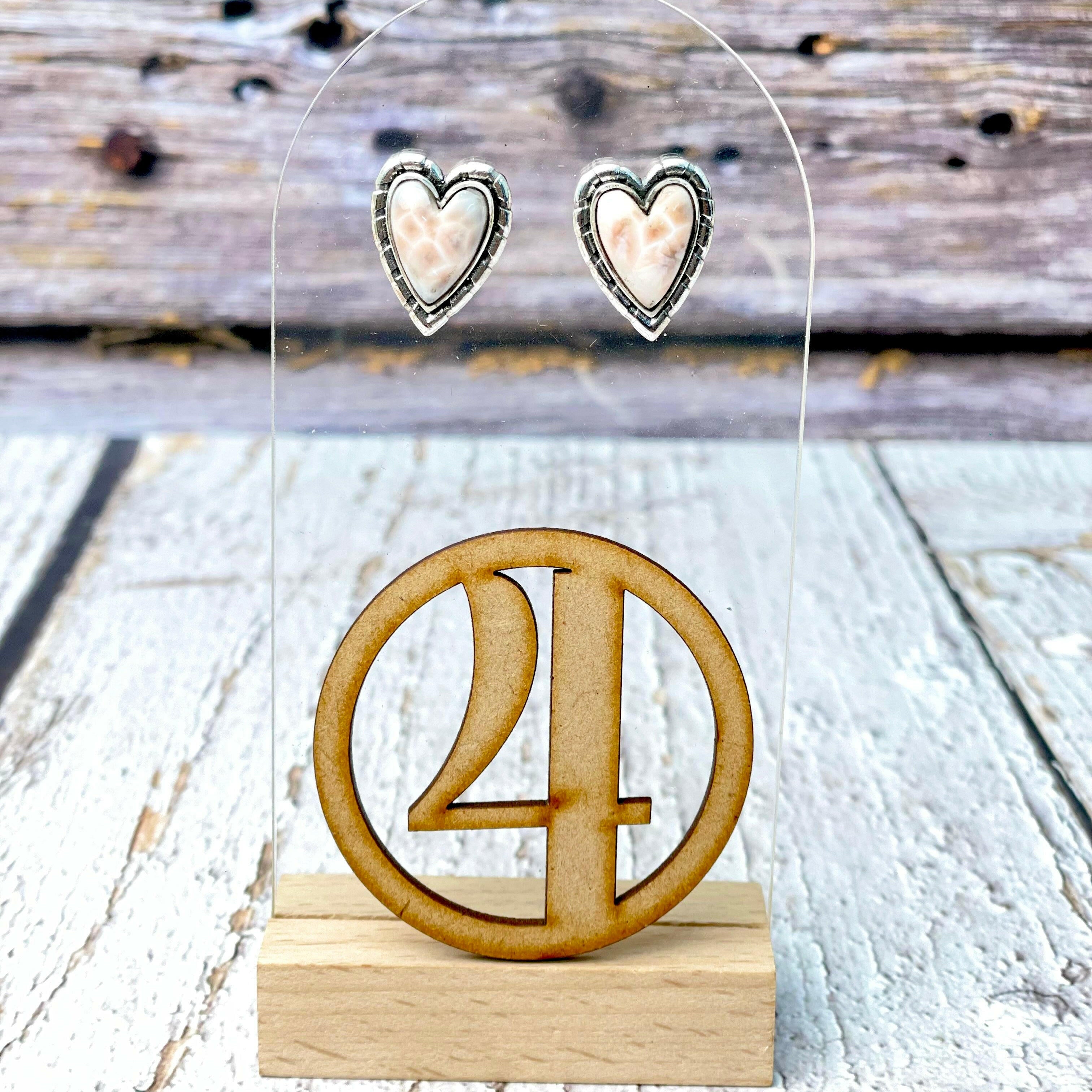 Love Is In The Air Heart Stud Earrings-Earrings-Krush Kandy, Women's Online Fashion Boutique Located in Phoenix, Arizona (Scottsdale Area)