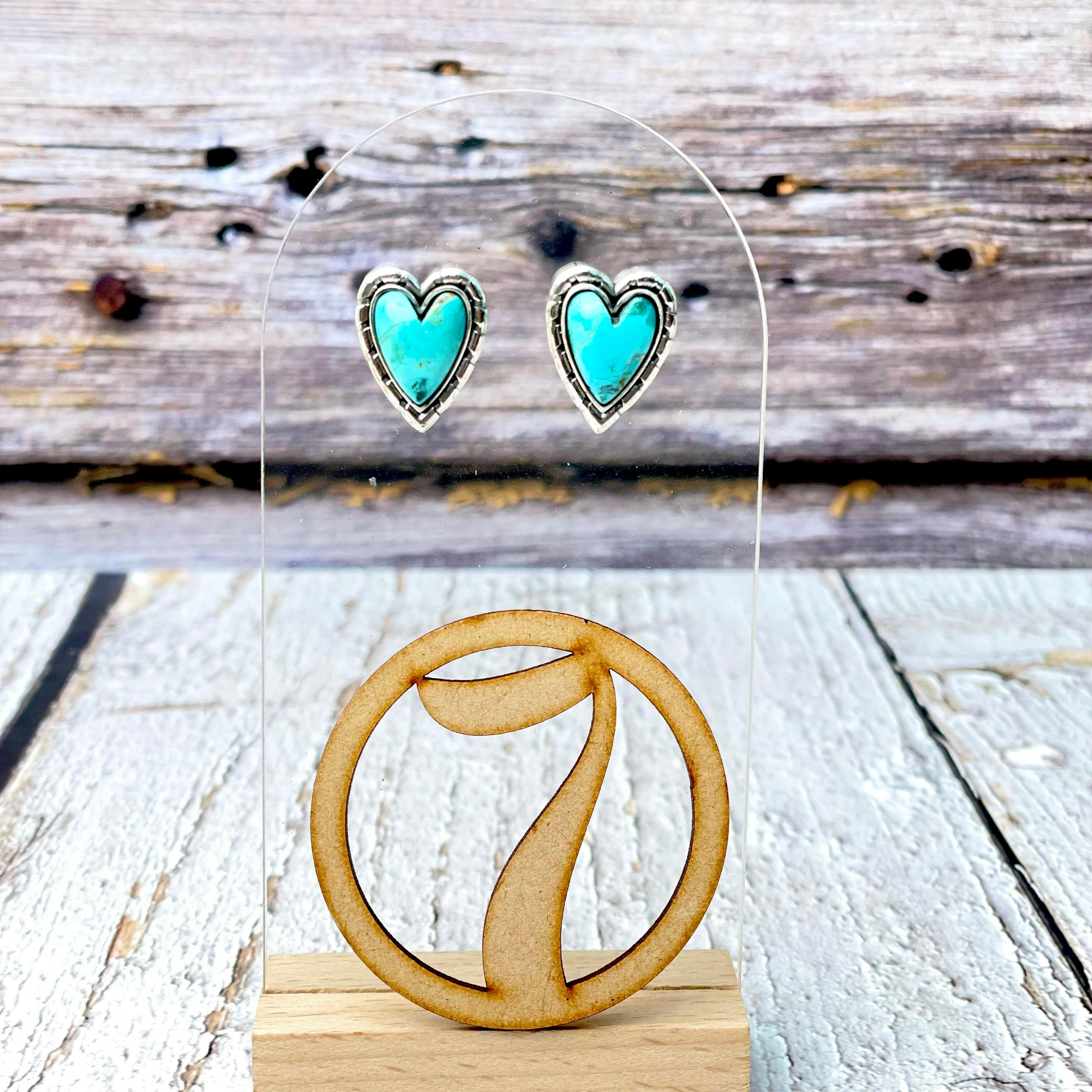 Love Is In The Air Heart Stud Earrings-Earrings-Krush Kandy, Women's Online Fashion Boutique Located in Phoenix, Arizona (Scottsdale Area)