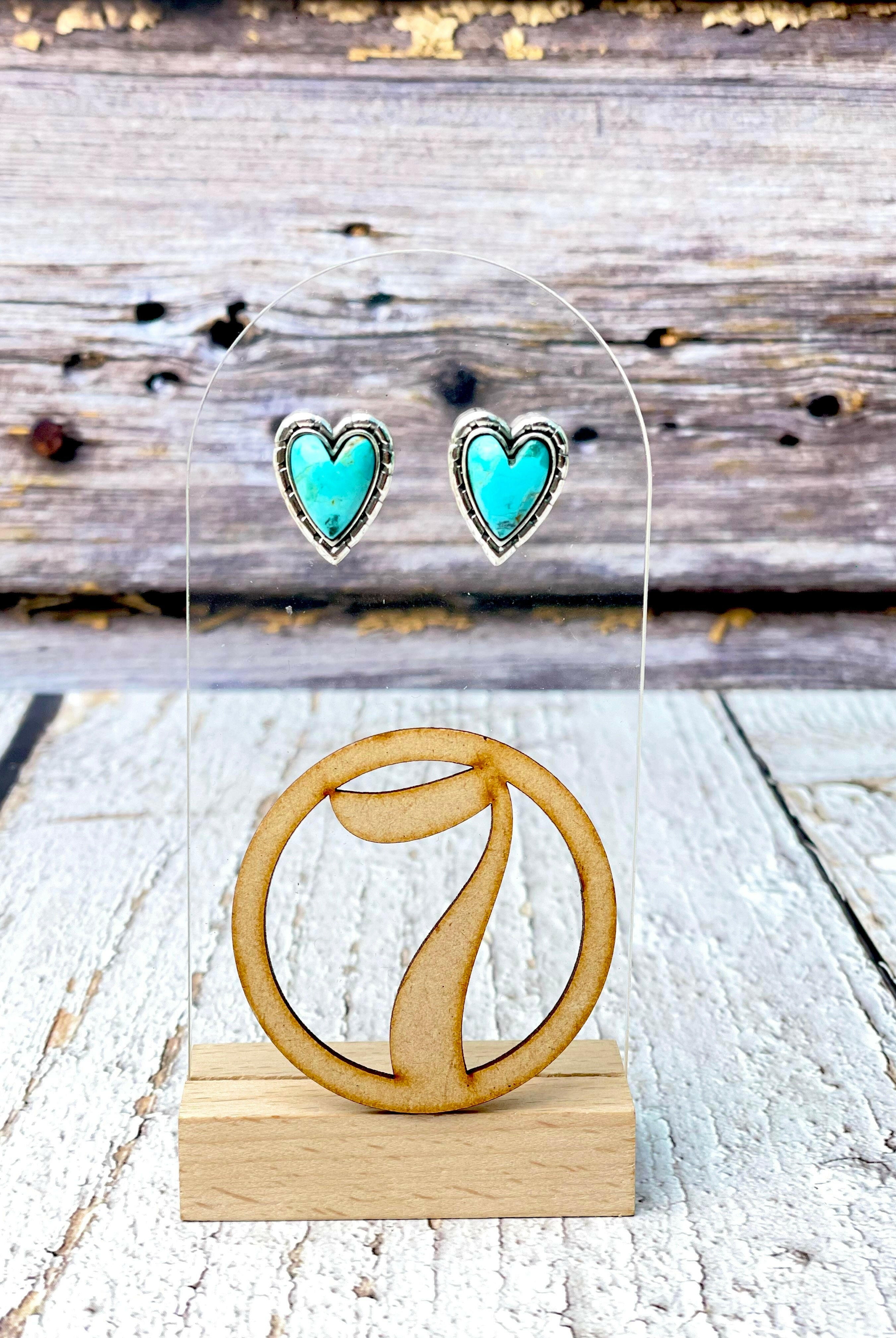 Love Is In The Air Heart Stud Earrings-Earrings-Krush Kandy, Women's Online Fashion Boutique Located in Phoenix, Arizona (Scottsdale Area)