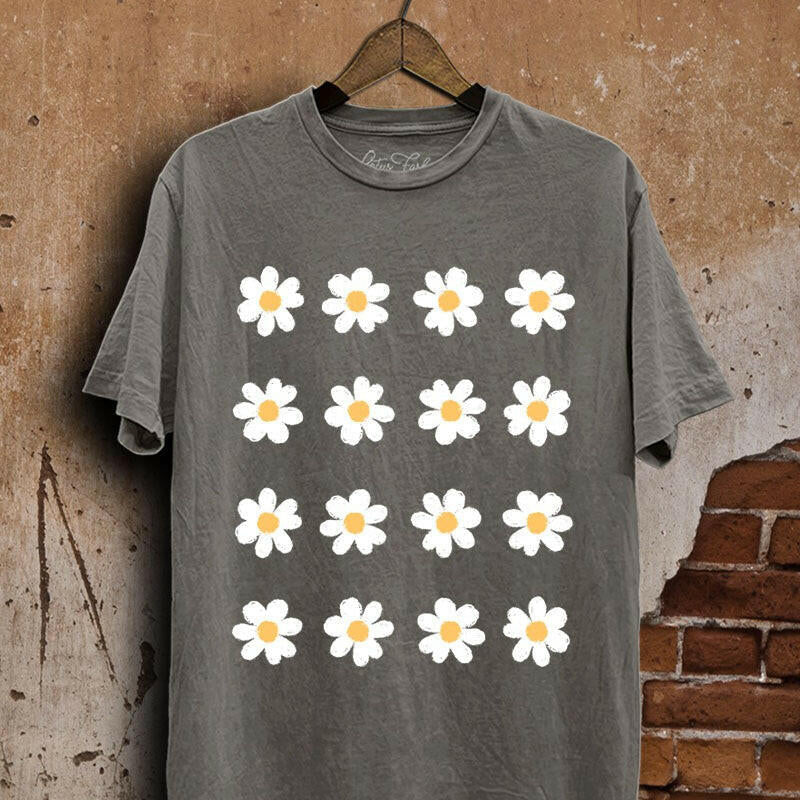 Daisy Graphic Tee | S-3X-Graphic Tees-Krush Kandy, Women's Online Fashion Boutique Located in Phoenix, Arizona (Scottsdale Area)