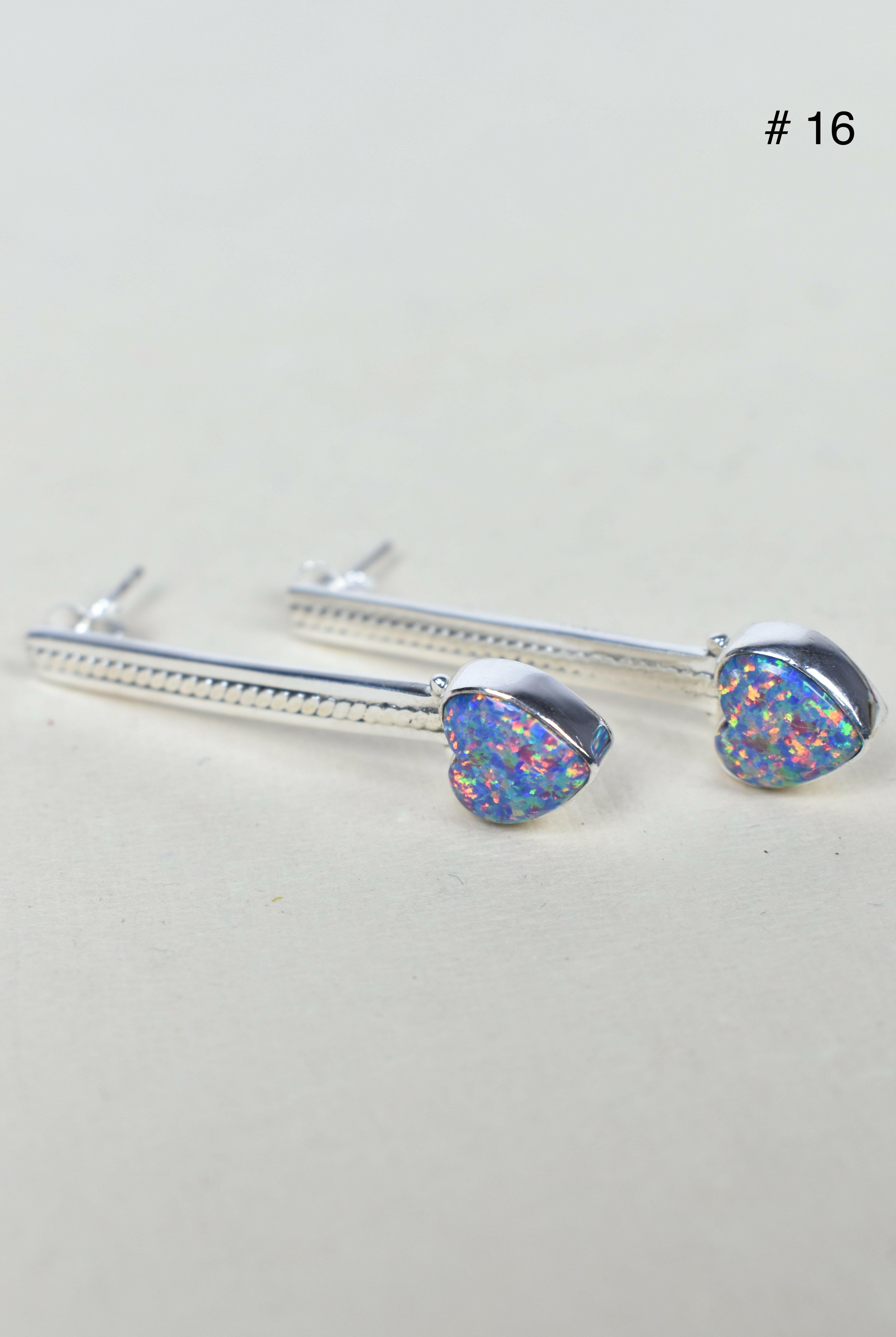 Silver Solitaire Bar Earrings-Drop Earrings-Krush Kandy, Women's Online Fashion Boutique Located in Phoenix, Arizona (Scottsdale Area)