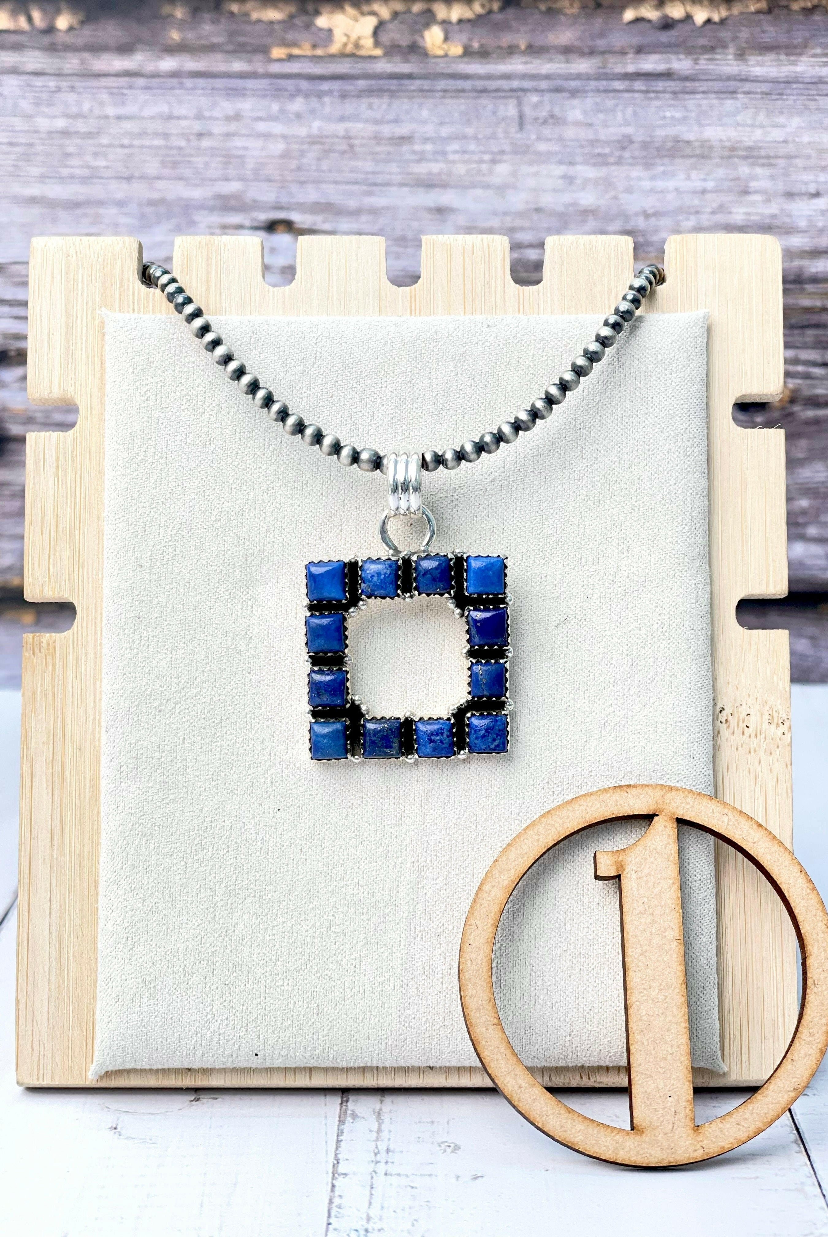 Square Dance Desert Pearl Stone Necklaces-Necklaces-Krush Kandy, Women's Online Fashion Boutique Located in Phoenix, Arizona (Scottsdale Area)