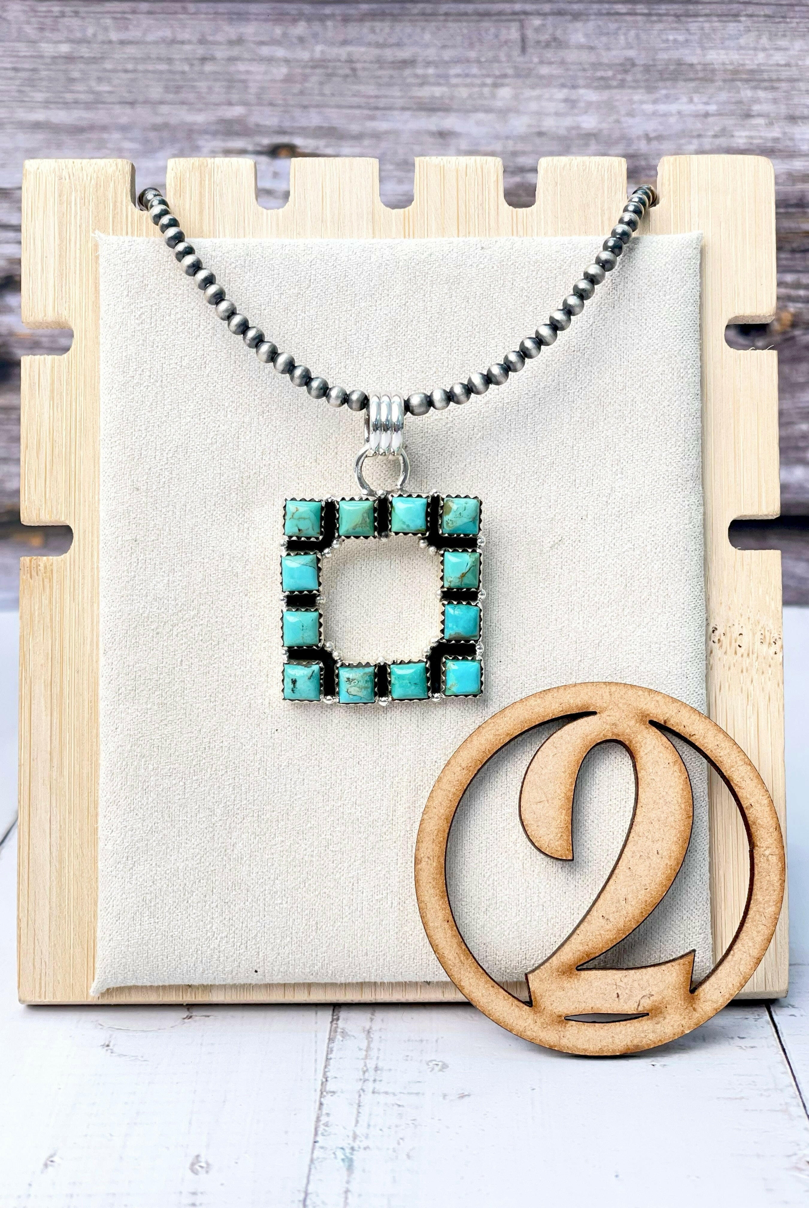 Square Dance Desert Pearl Stone Necklaces-Necklaces-Krush Kandy, Women's Online Fashion Boutique Located in Phoenix, Arizona (Scottsdale Area)