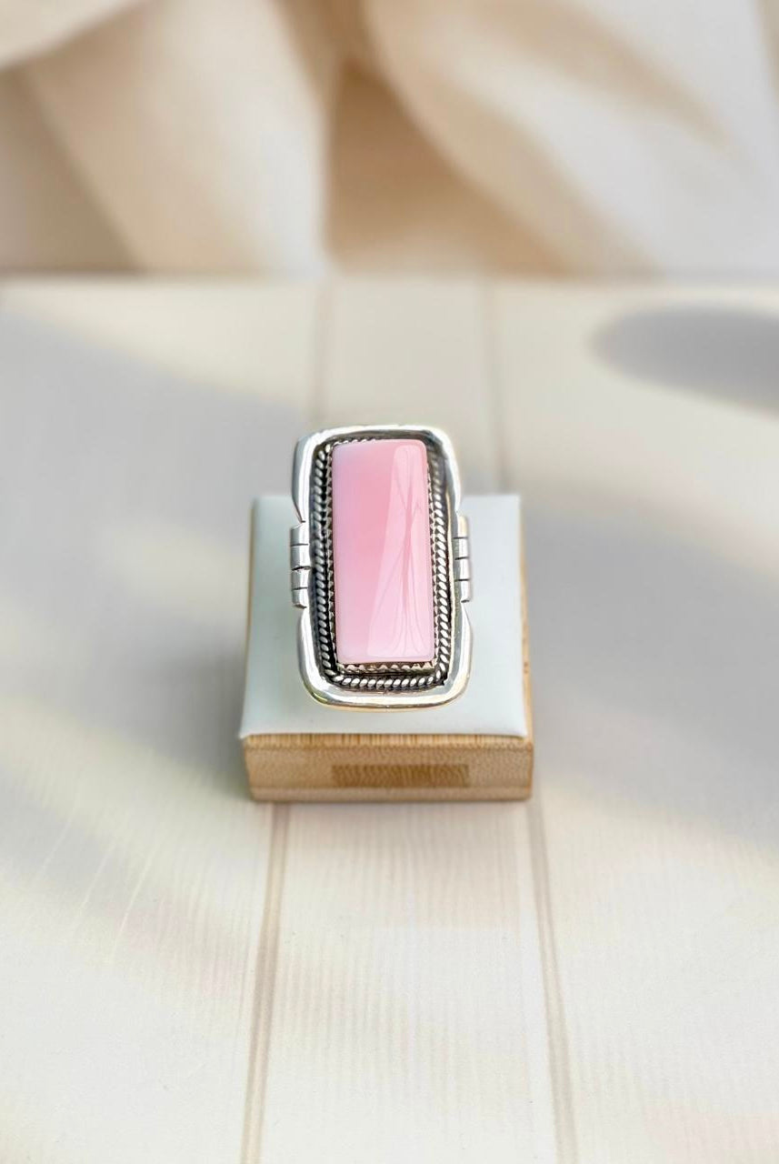 Pink Conch Bar Slab Rings-Rings-Krush Kandy, Women's Online Fashion Boutique Located in Phoenix, Arizona (Scottsdale Area)
